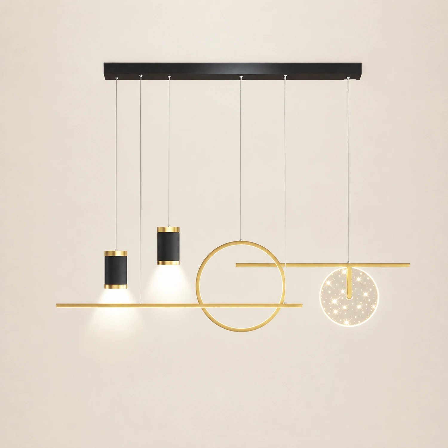 Madina Modern Pendelleuchte Line für Esszimmer,100CM Lang - Lumpaz