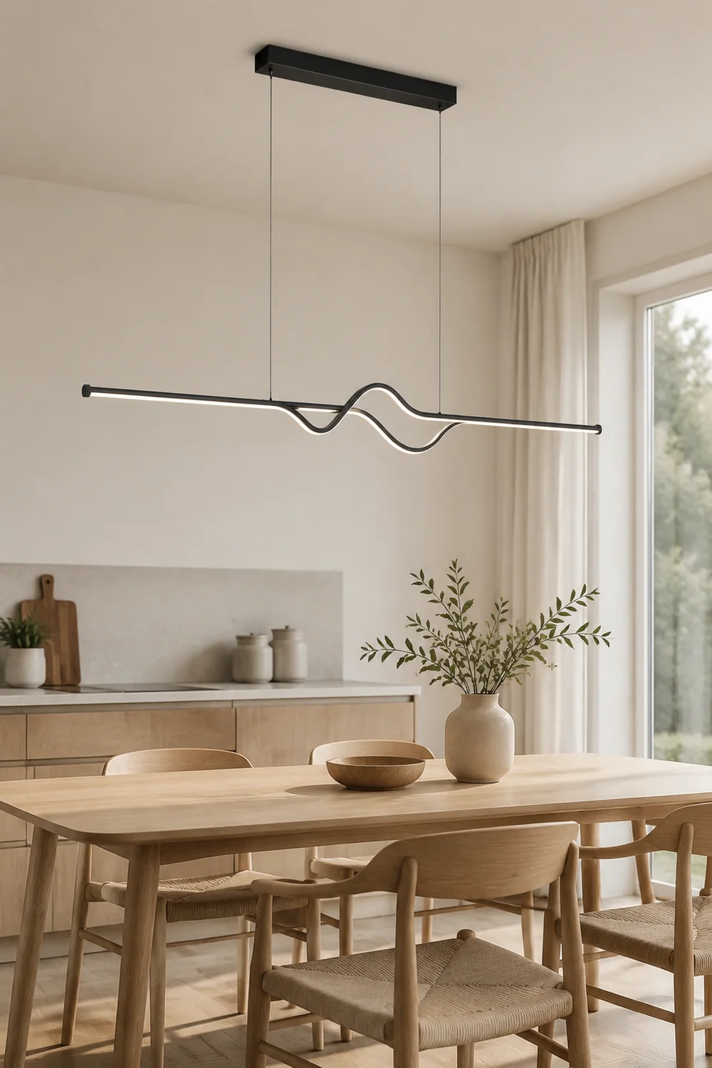 Pendelleuchte, 3 Farben,110CM Lang - Lumpaz