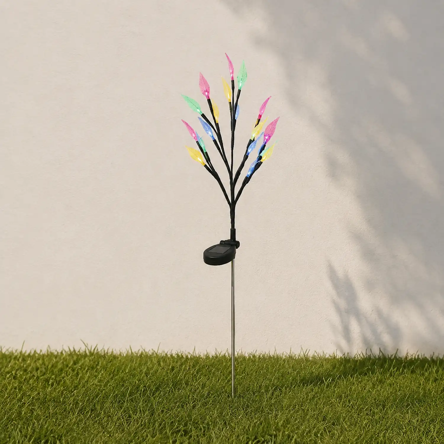 Pena Außen-Wegeleuchte Blatt Solarenergie, 74CM lang - Lumpaz