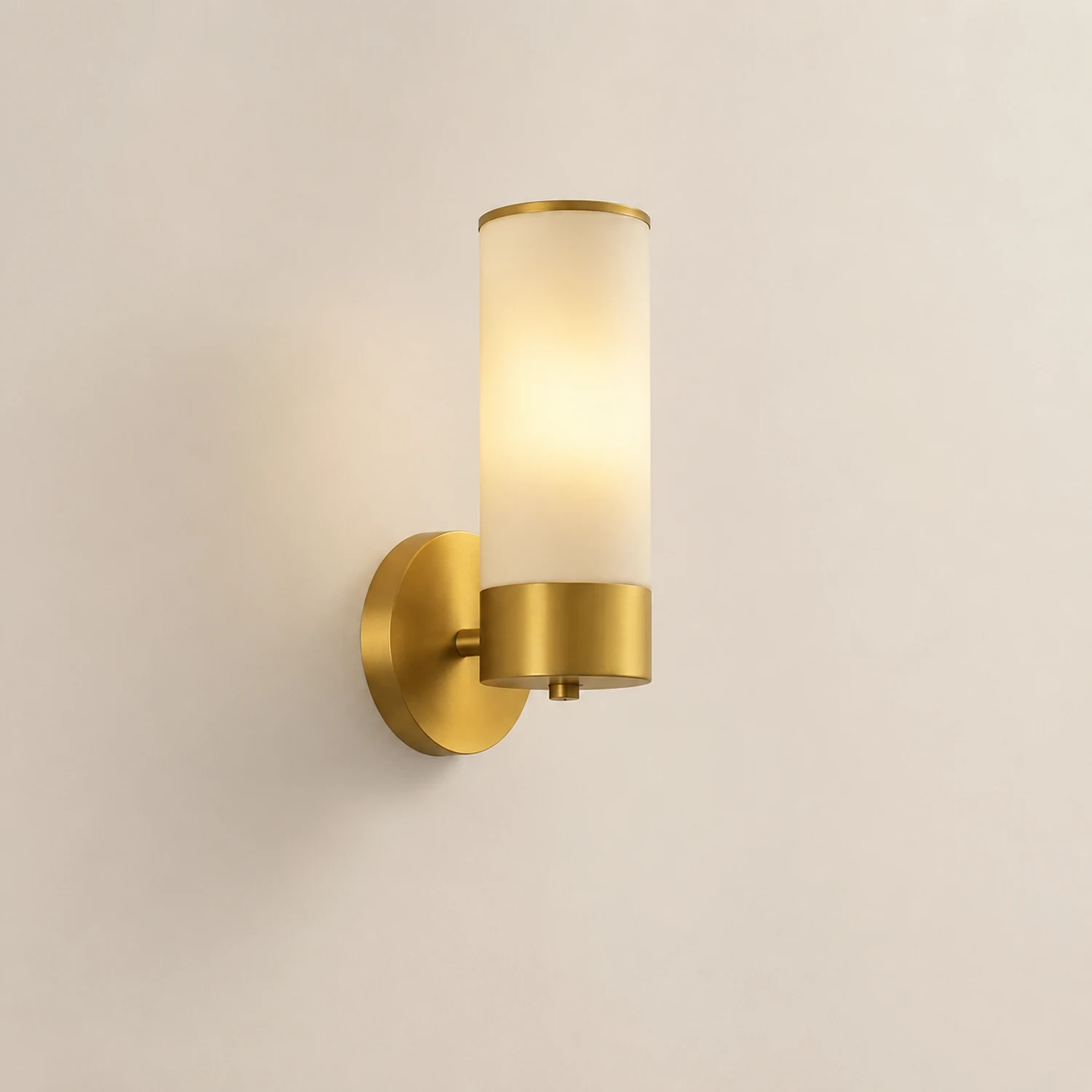 Leigh Zylinderspiegel Front Vanity Wandleuchte, 1/2-flammig, 22/39CM Lang - Lumpaz