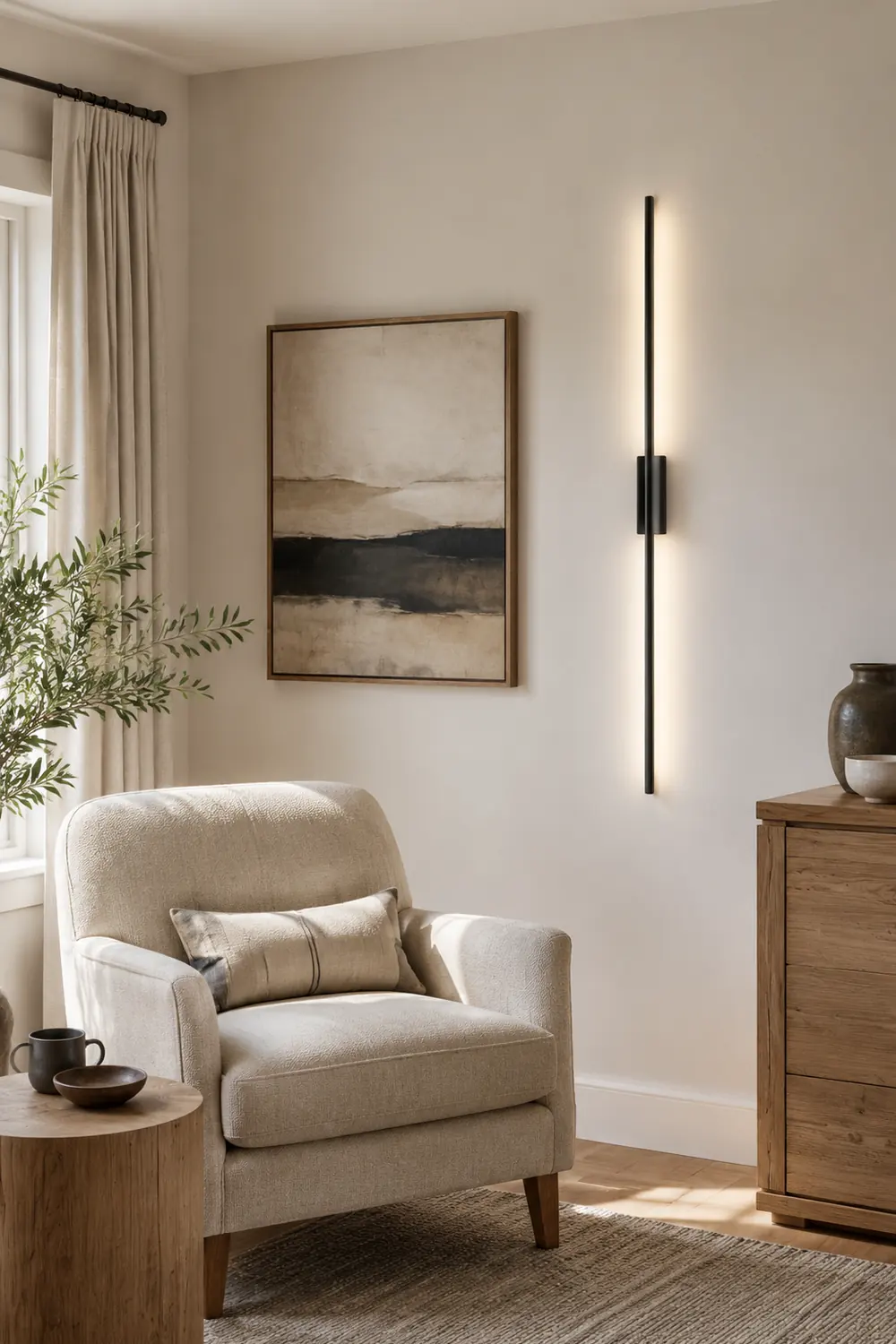 Edge Lineare Spiegelfront Waschtisch-Wandleuchte, 2 Farben & Stile, 61/80/100/120CM Lang - Lumpaz