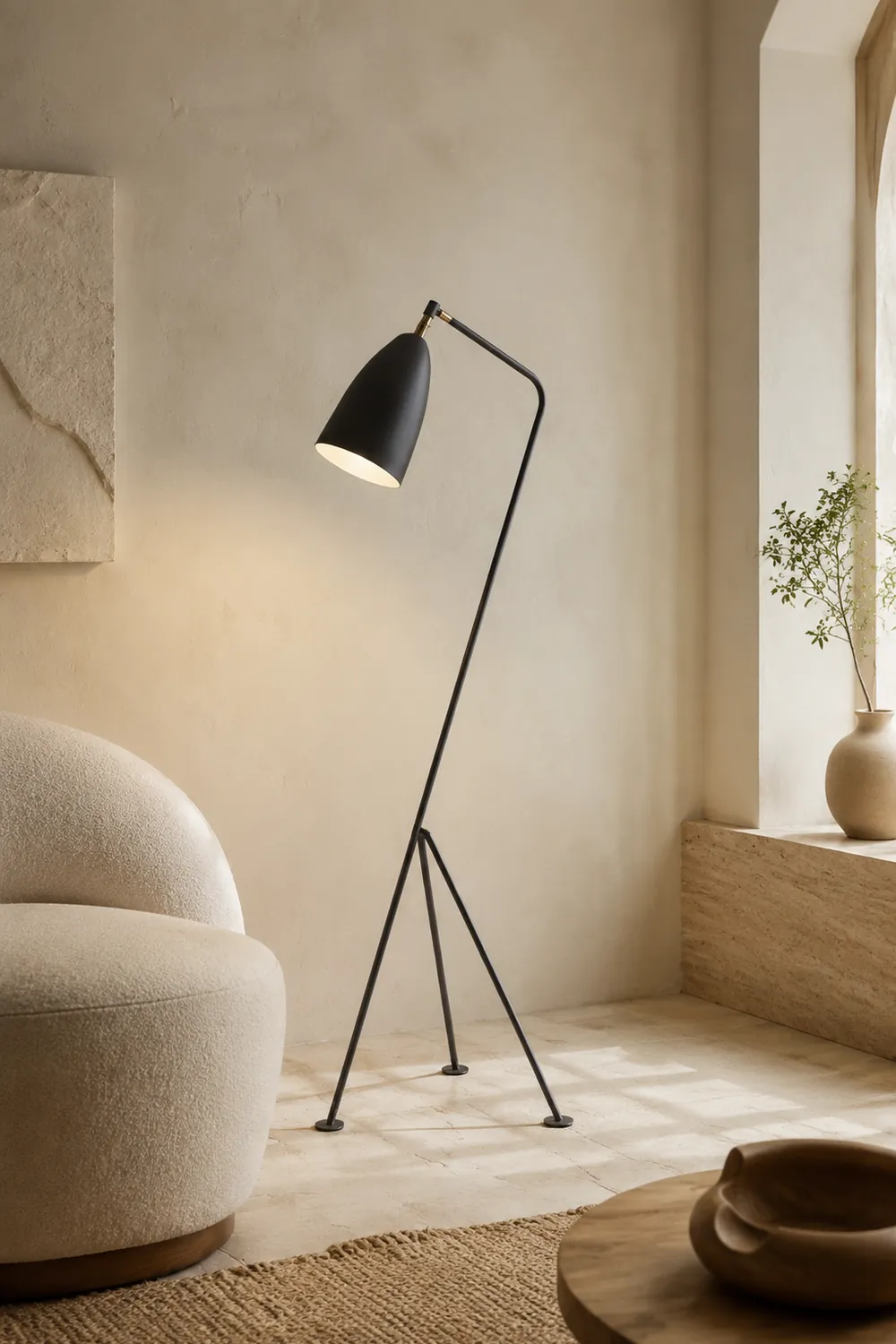Morandi Stehlampe, Metall, 5 Farben, 50CM Lang - Lumpaz