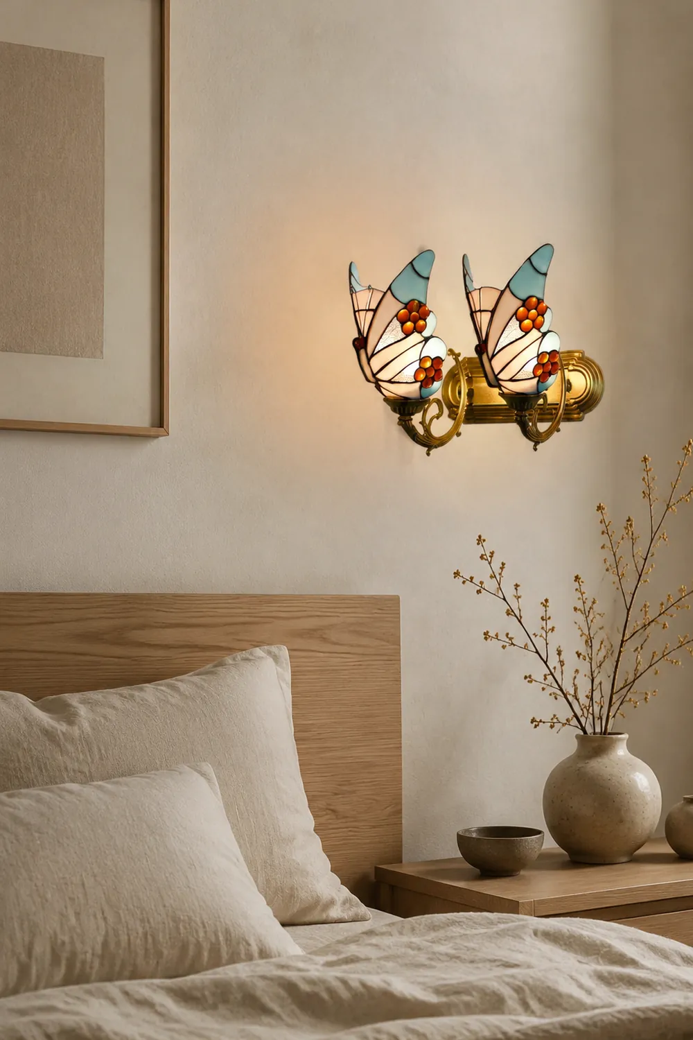 Kady Schmetterling Wandleuchte, 1/2/3-flammig, 4 Farben - Lumpaz