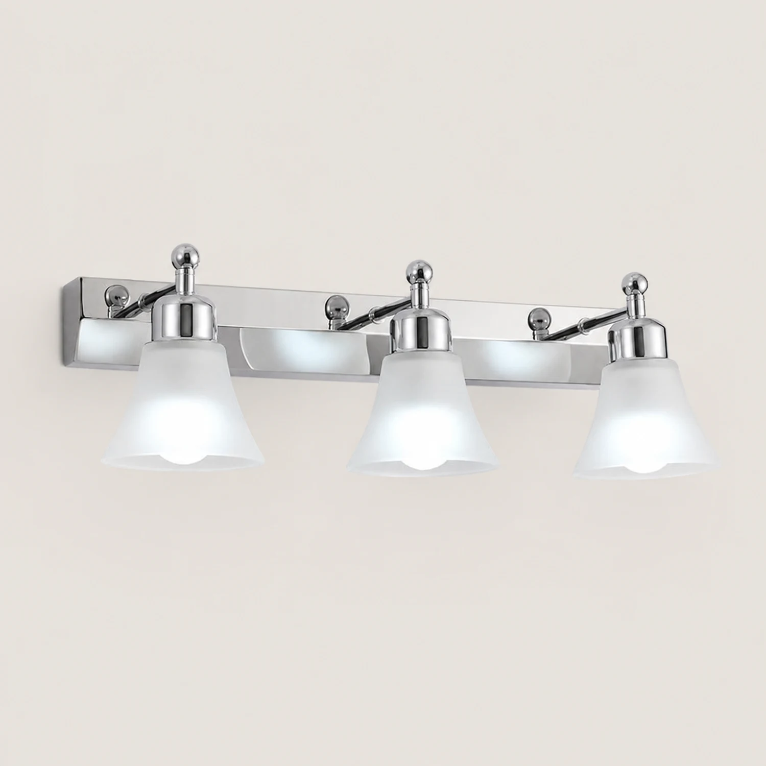 Leigh Nordic Mirror Front Vanity Wandleuchte, 2/3/4-flammig, 30/46/58CM Lang - Lumpaz