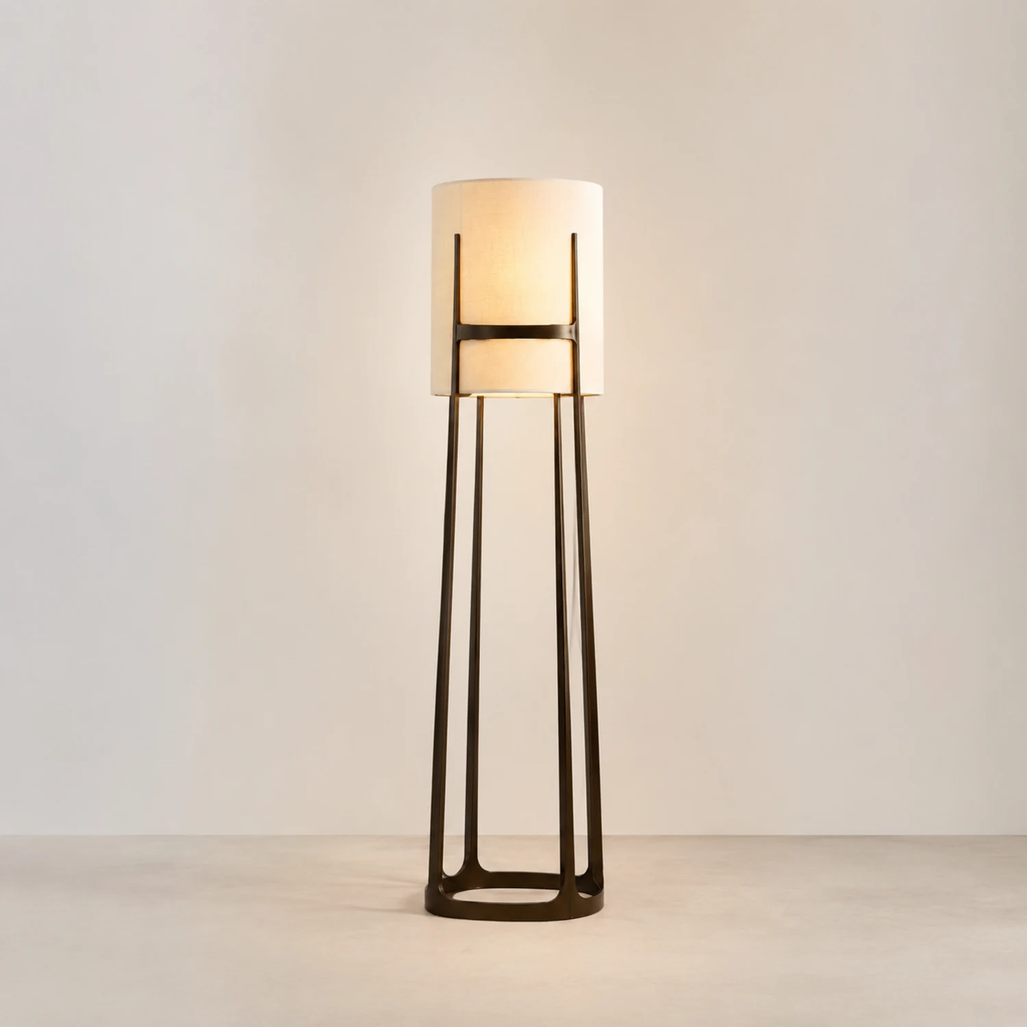 Eryn Moderne Stehleuchte, Metall, 160CM Lang - Lumpaz