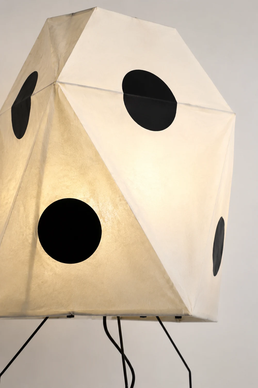 Renée Stehleuchte Kunstdruckpapier & Metall, 48CM Lang - Lumpaz