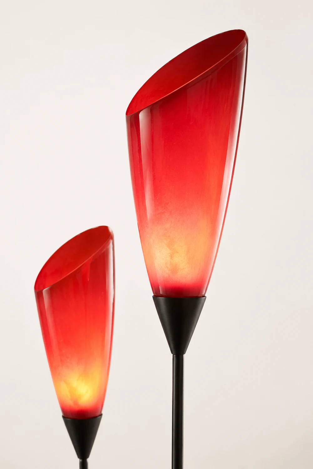 Bella Fackel Rote Stehlampe, 3-flammig, 168CM Lang - Lumpaz
