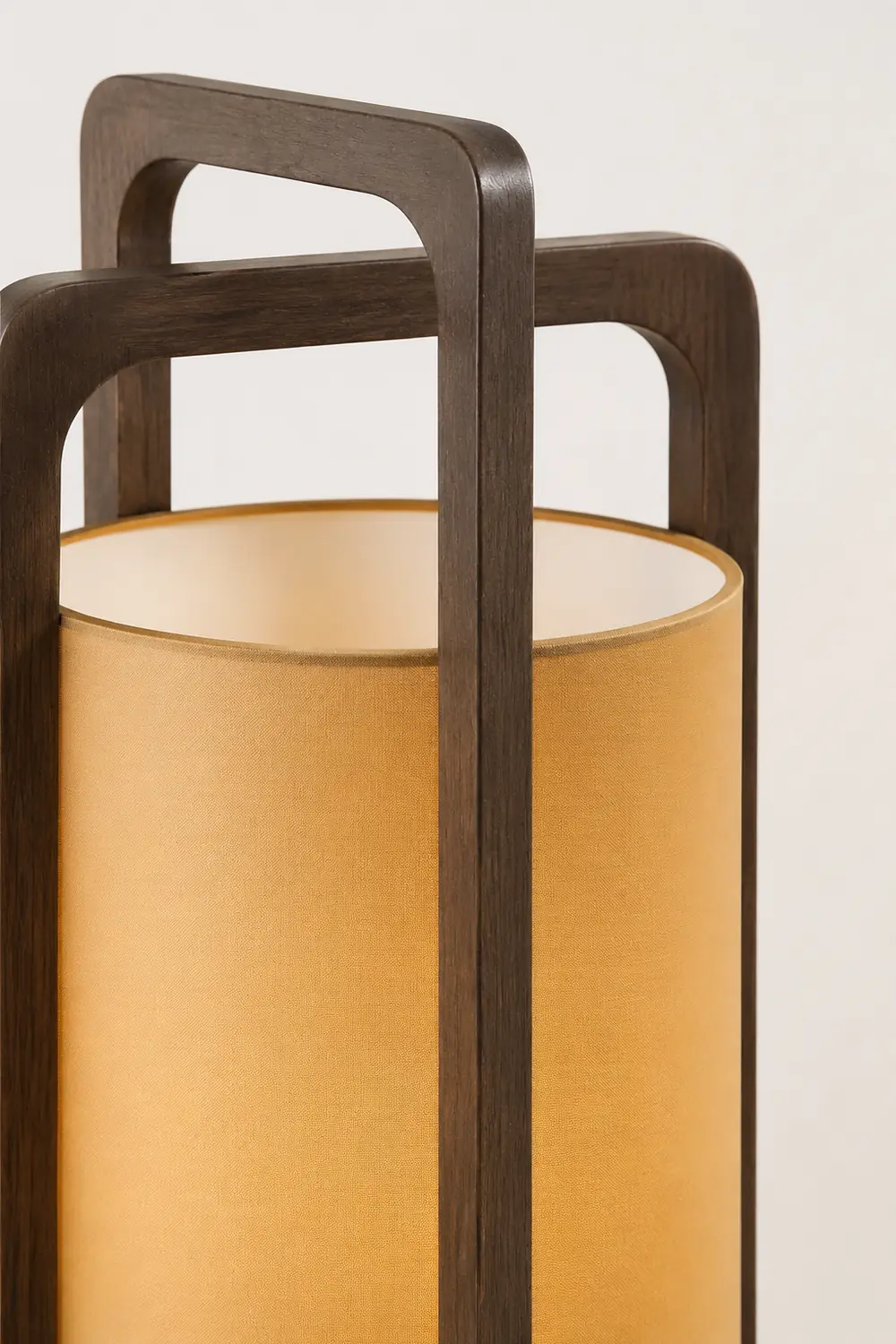 Ozawa Rechteckige Stehleuchte, Holz, ∅20/32CM Lang - Lumpaz