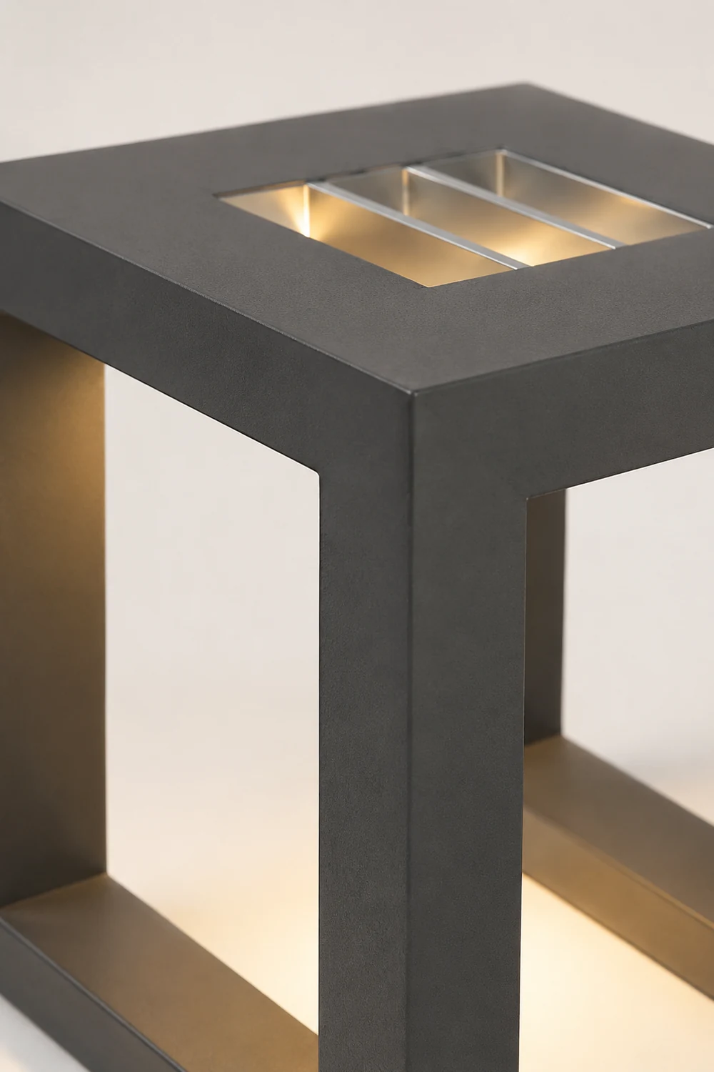 Orr Außenstehleuchte Rechteckig, Hohle, Höhe 40/50/60CM - Lumpaz