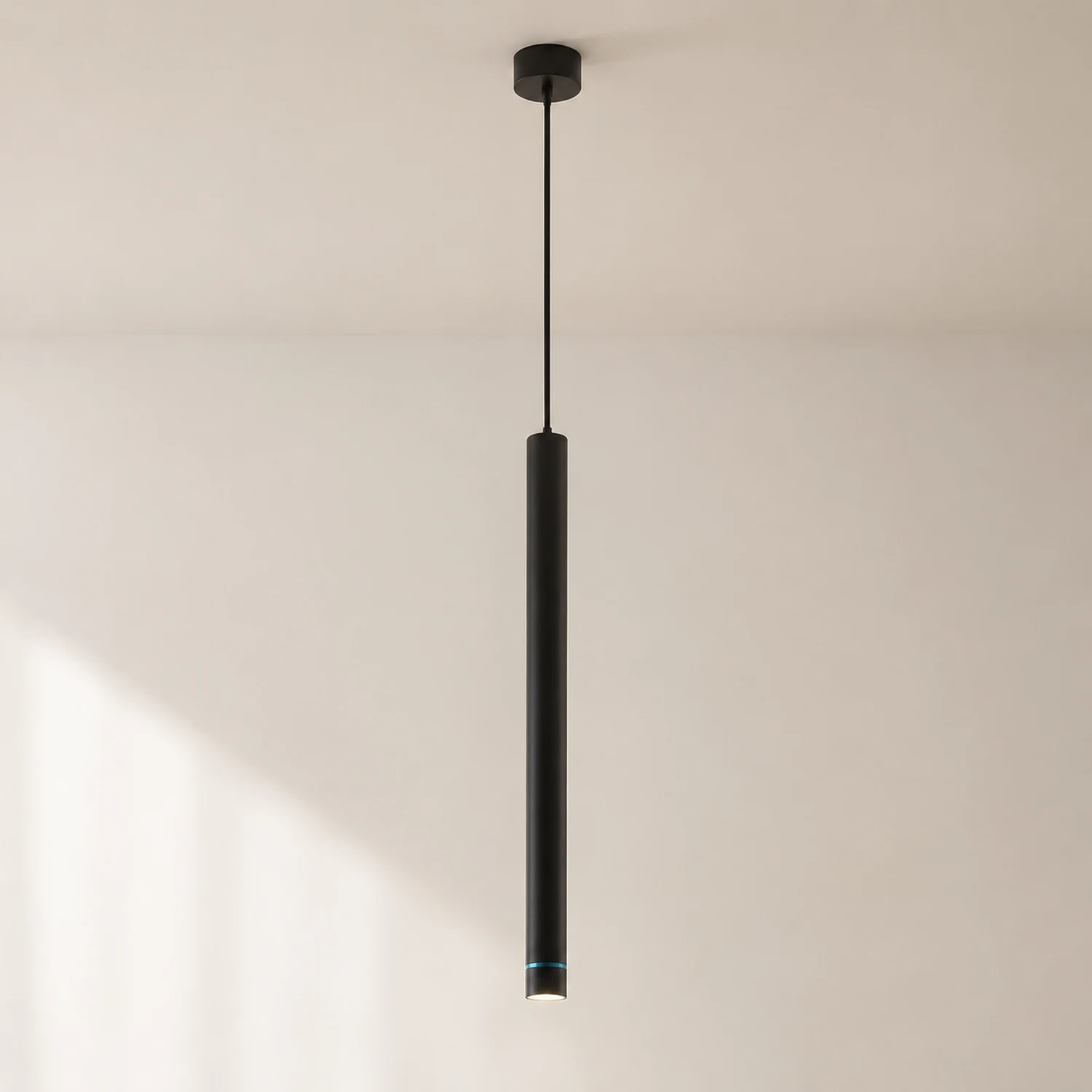 Edge Pendelleuchte Zylinderförmig, 2 Farben, 30CM/50CM/60CM Lang - Lumpaz
