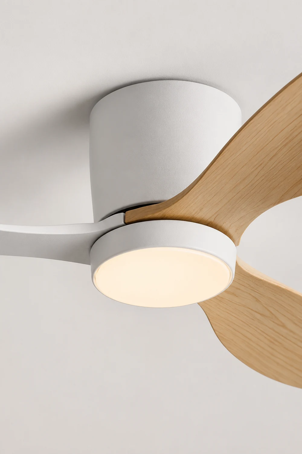 Walters 3-Blatt Deckenventilator mit Beleuchtung, 2 Farbe, ∅115CM - Lumpaz