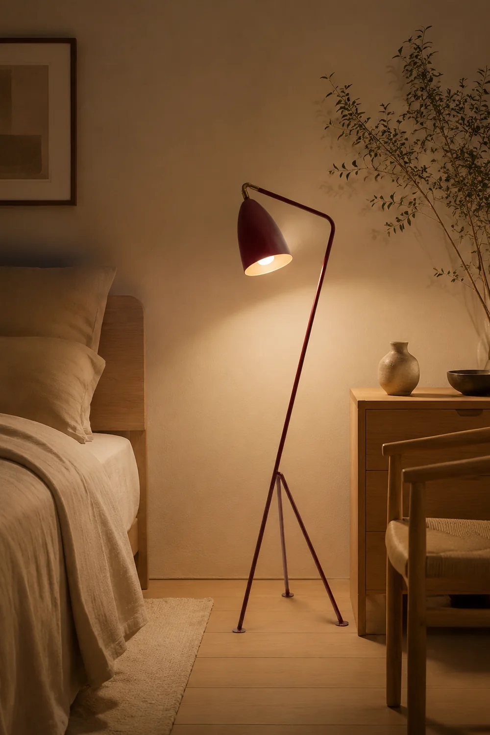 Morandi Stehlampe, Metall, 5 Farben, 50CM Lang - Lumpaz