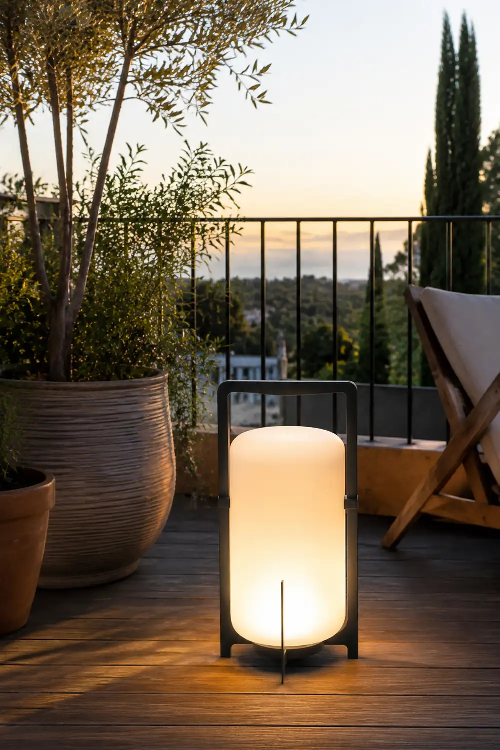 Pena Außenstehlampe Zylinder, Solar, 26/39/54CM Lang - Lumpaz