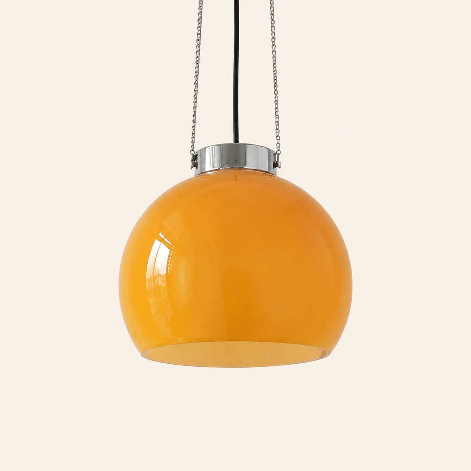Hailie Pendellampe, Metall & Glas, ∅25CM - Lumpaz