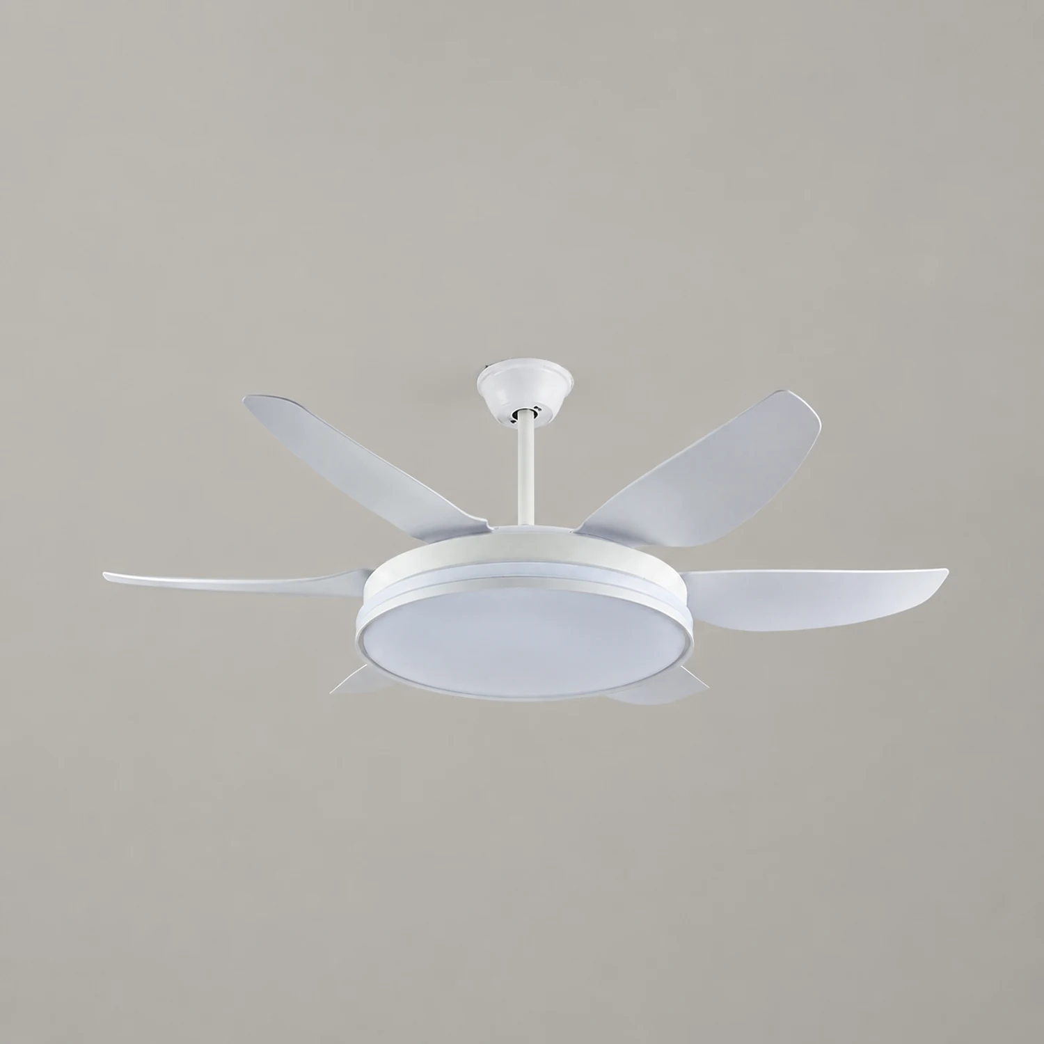Haydn 6-Blatt-Deckenventilator mit Beleuchtung, 3 Farben, ∅130CM - Lumpaz
