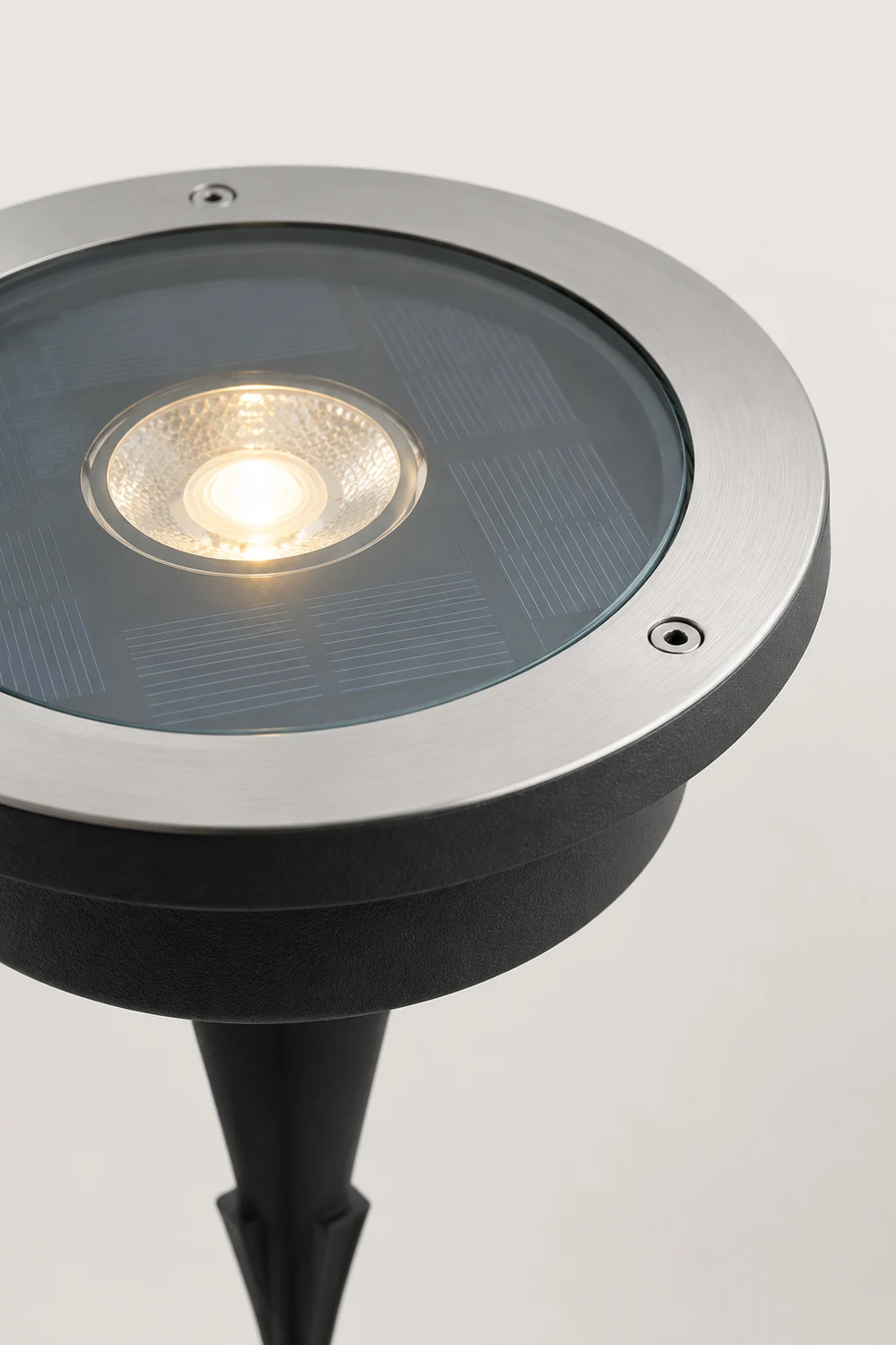 Orr Solar Außen-Treppenleuchte/Bodeneinbaustrahler Schwarz, ∅16/17CM - Lumpaz