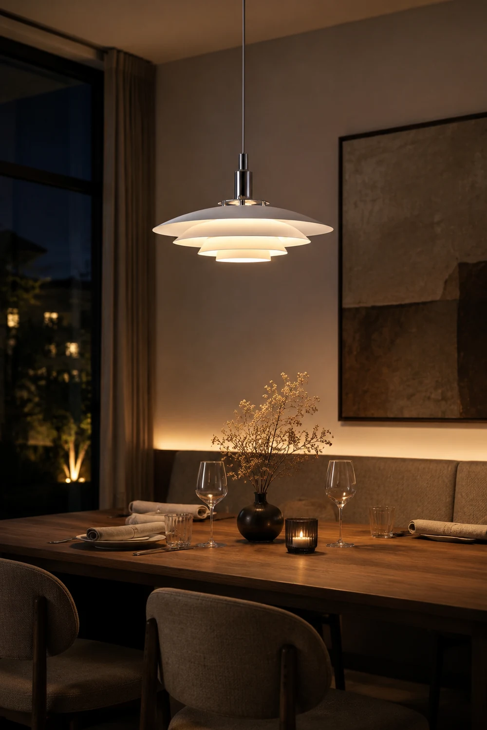 Morandi Pendelleuchte, 2 Farben, ∅38CM - Lumpaz