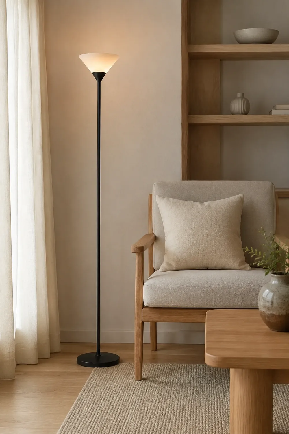 Morandi Stehlampe, Metall, 5 Farben, 130CM Lang - Lumpaz