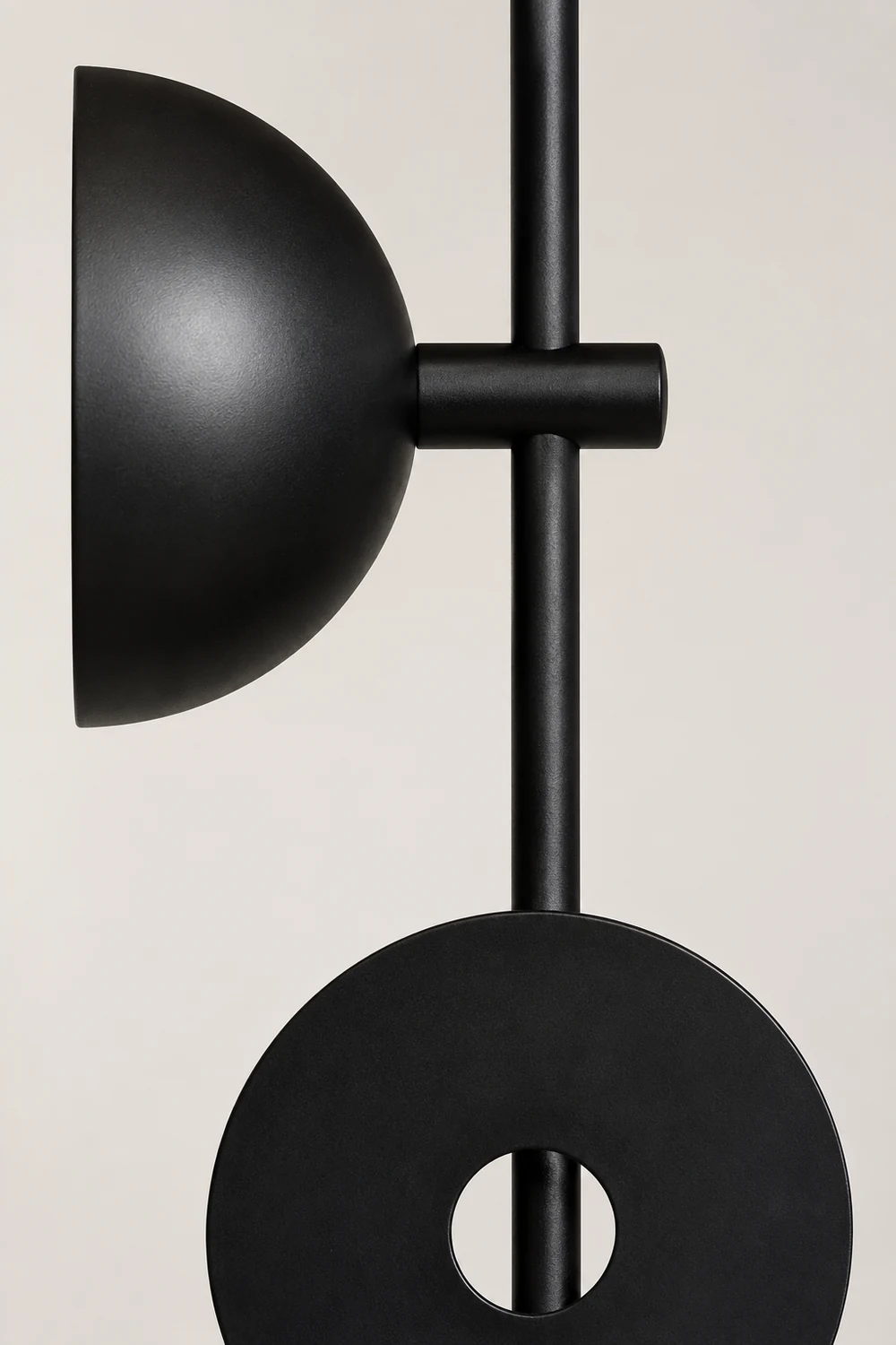 Salgado Schwarze Stehleuchte 2-flammig, Metall, 160CM Lang - Lumpaz