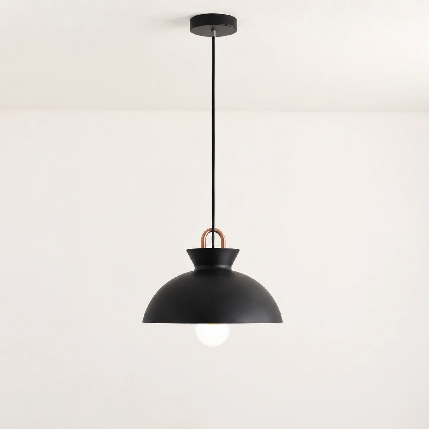 Zaid Pendelleuchte, Metall, 2 Farben, ∅7.4″/9.8″/11″ - Lumpaz