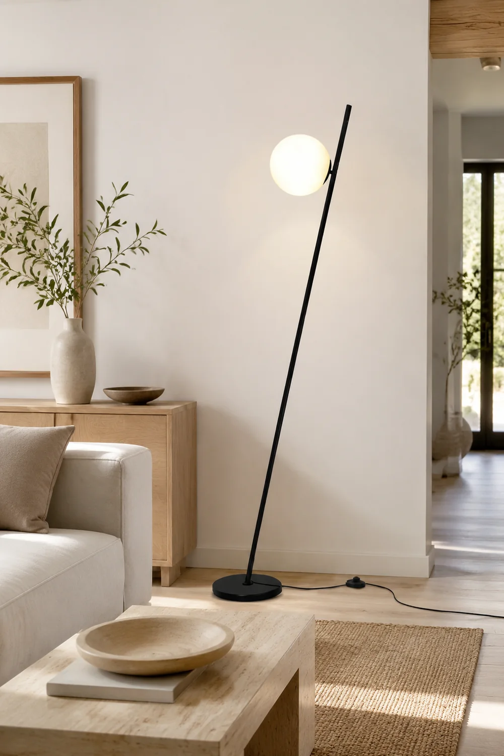 Valentina Kugel Lineare Stehlampe, 160CM Lang - Lumpaz