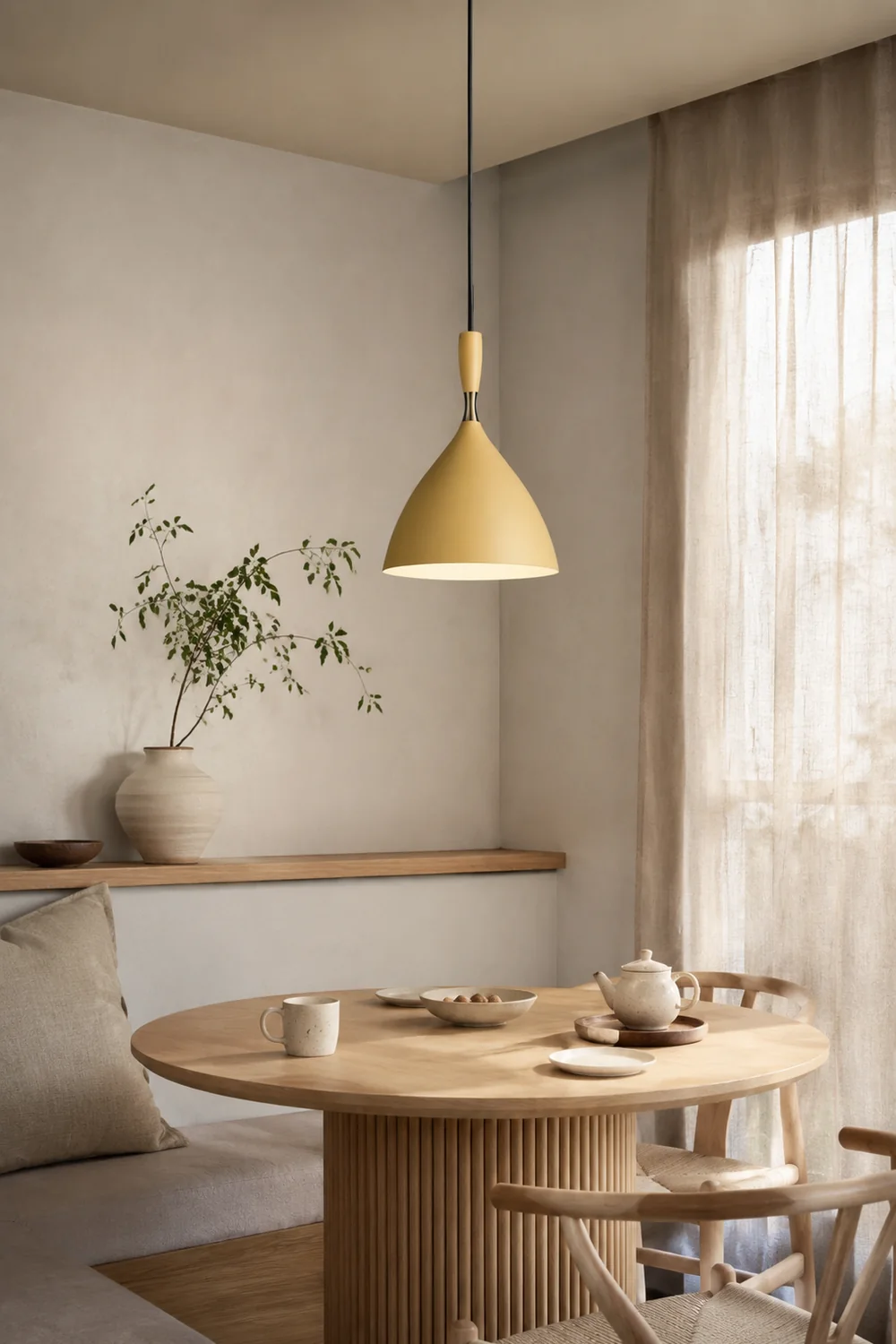 Morandi Pendellampe, 5 Farben, H 24.5CM - Lumpaz