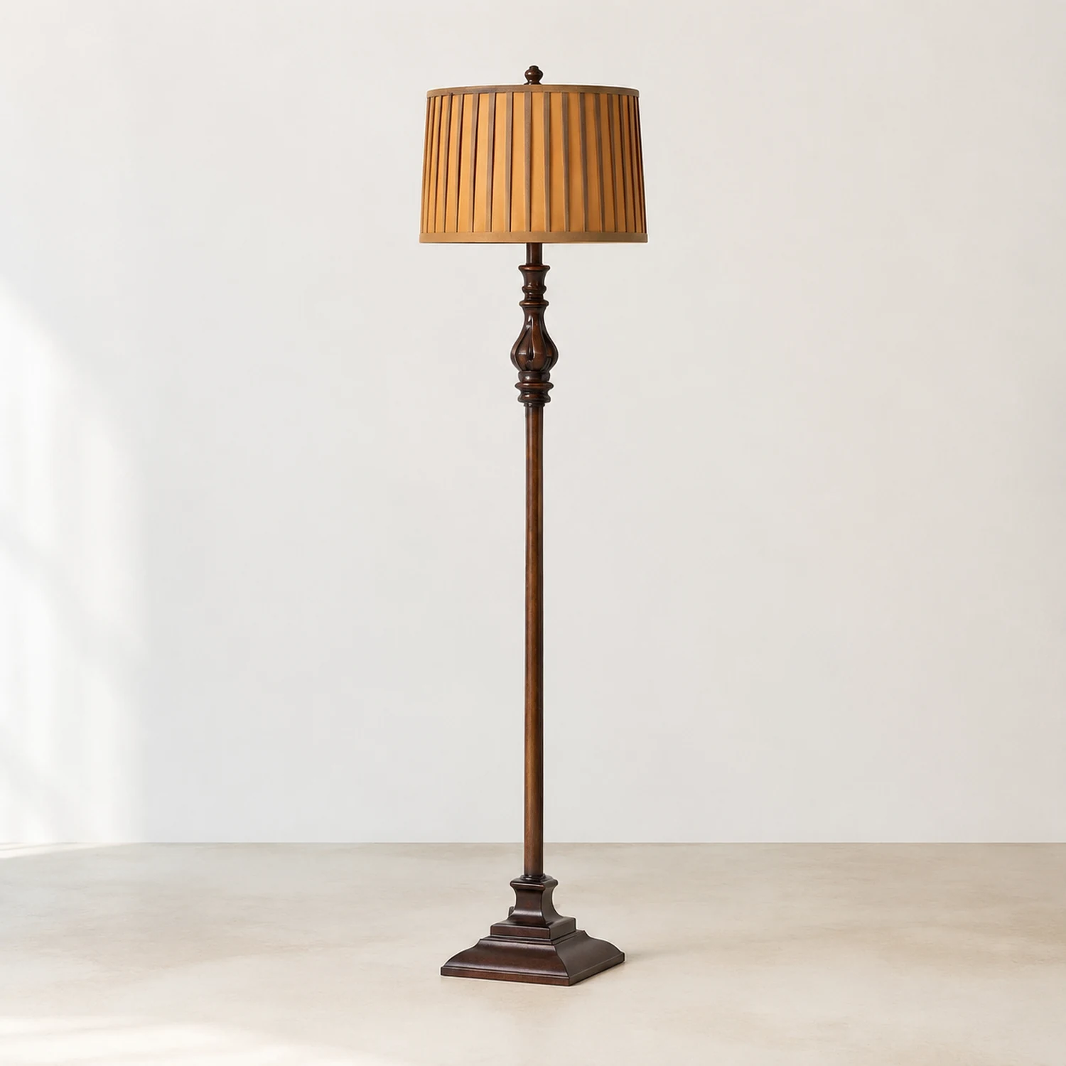 Alessio Braune Stehlampe, Harz, 150CM Lang - Lumpaz