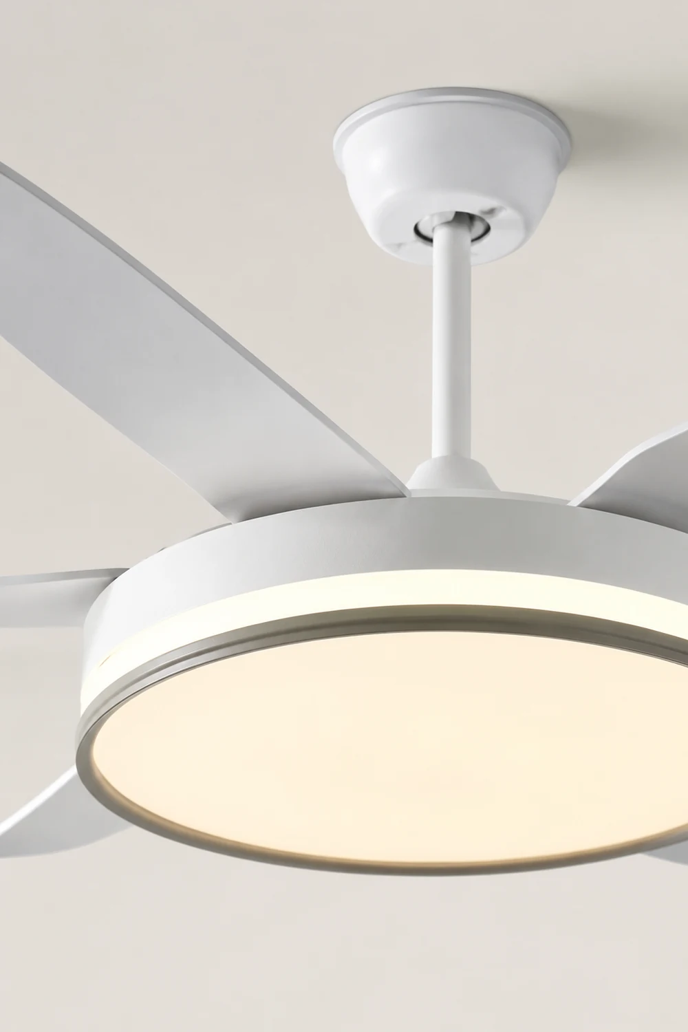 Haydn 6-Blatt-Deckenventilator mit Beleuchtung, 3 Farben, ∅130CM - Lumpaz