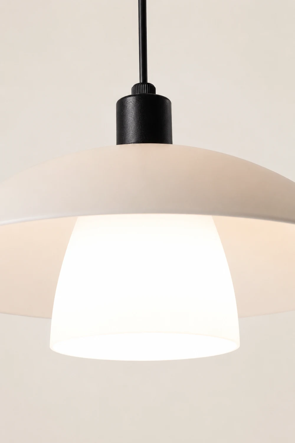 Carins Pendelleuchte Weiß, ∅30CM/40CM - Lumpaz