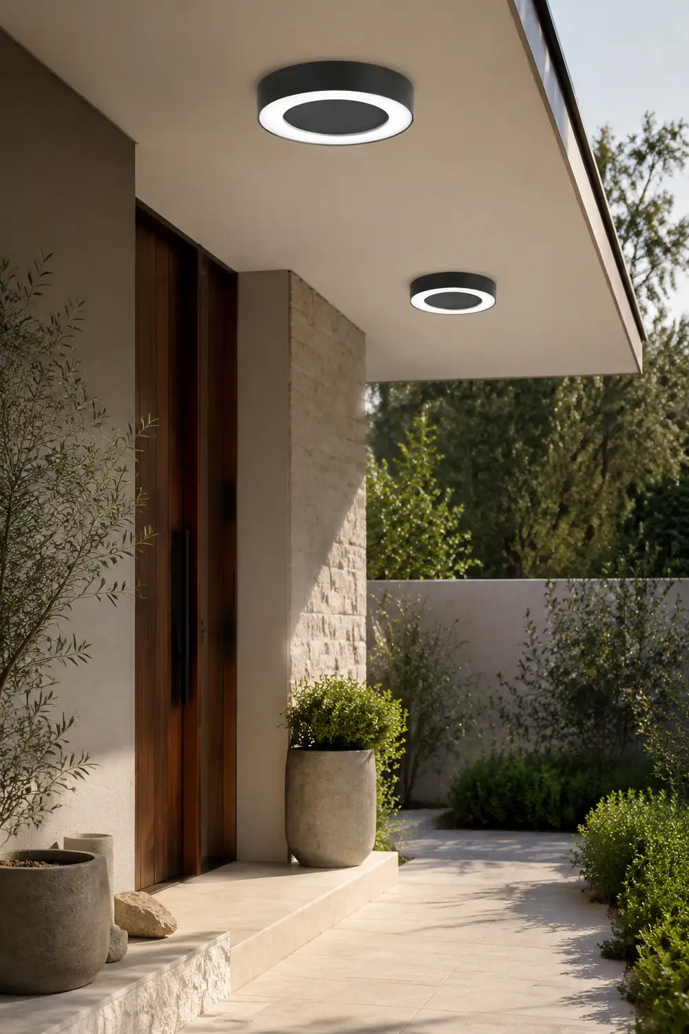 Orr Außendeckenleuchte Sonnenenergie, 3 Stile, ∅22/27CM - Lumpaz