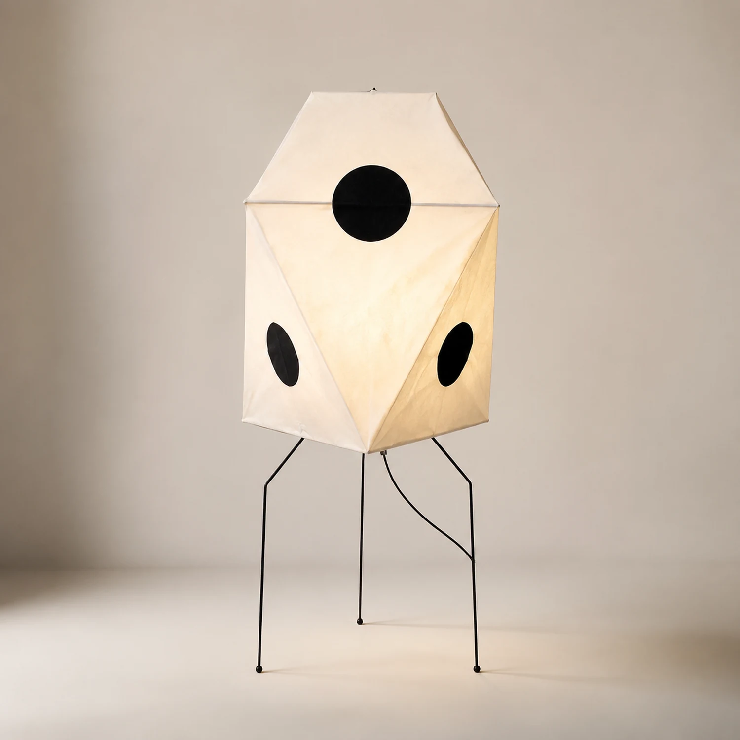 Renée Stehleuchte Kunstdruckpapier & Metall, 48CM Lang - Lumpaz