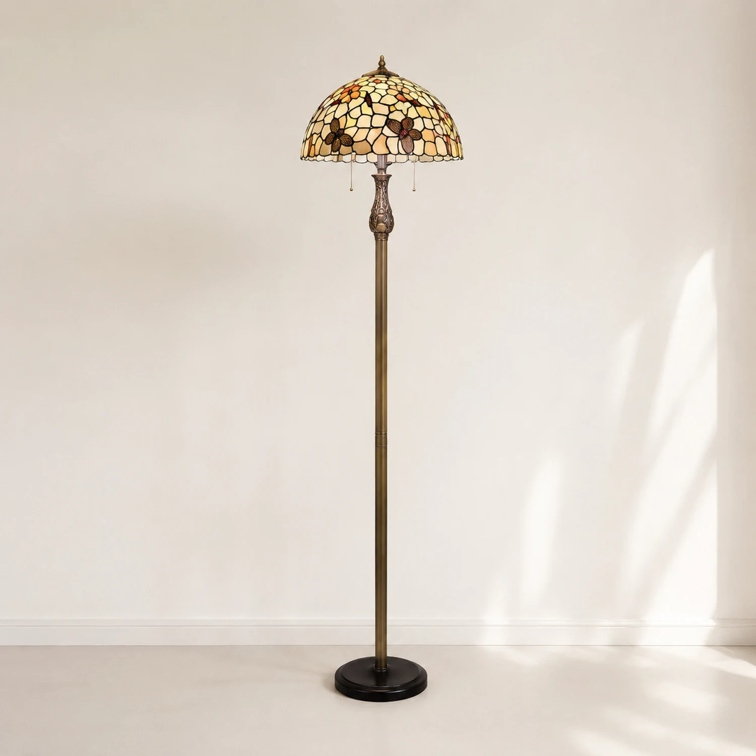 Alessio Schmetterling & Blume Stehlampe, Metall, 160CM Lang - Lumpaz