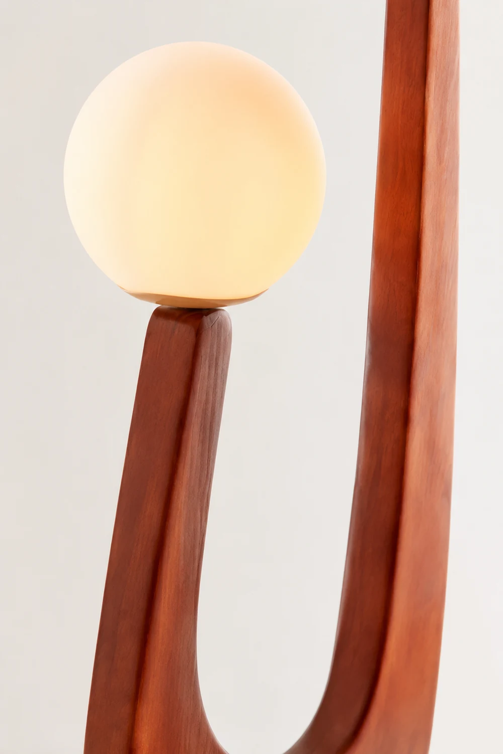 Avi Stehleuchte, Holz & Glas, 2-flammig - Lumpaz