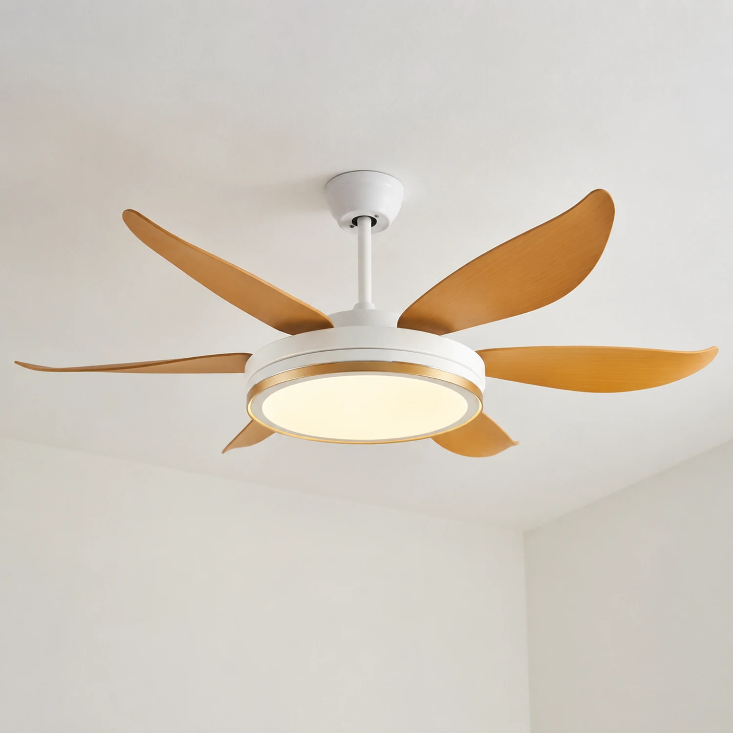 Haydn 6-Blatt-Deckenventilator mit Beleuchtung, ∅130/152CM - Lumpaz
