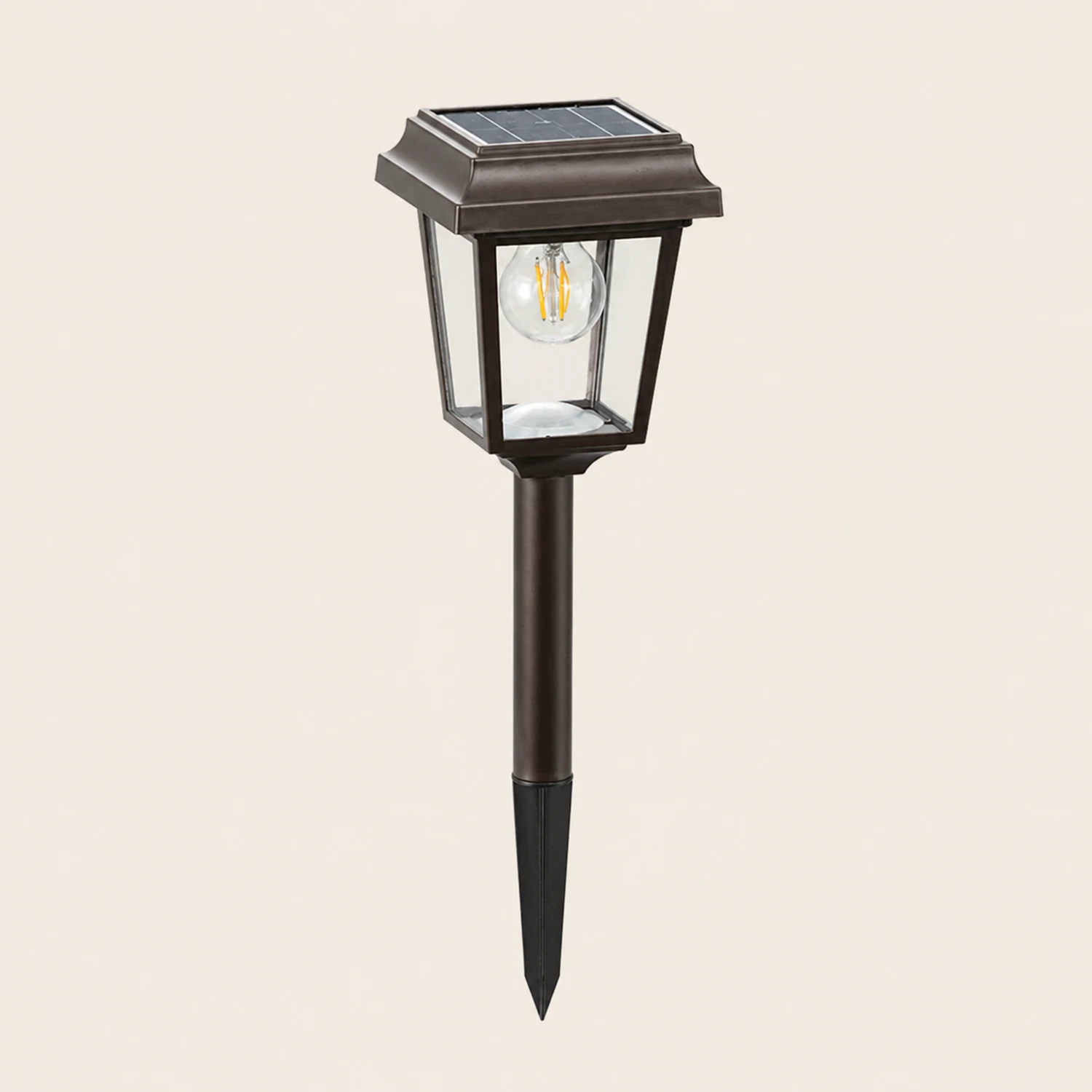 Pena Außen-Wegeleuchte Trapez Solarenergie, 42CM lang - Lumpaz