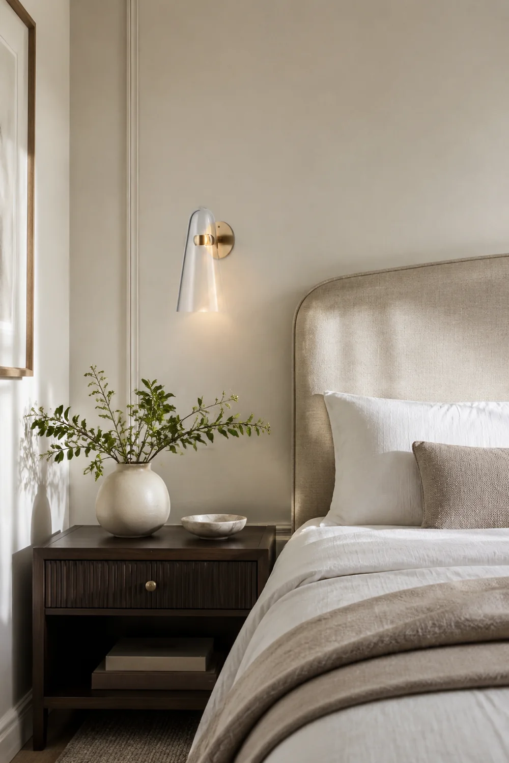 Blair Wandlampe, Glas & Metall, 25CM Lang - Lumpaz