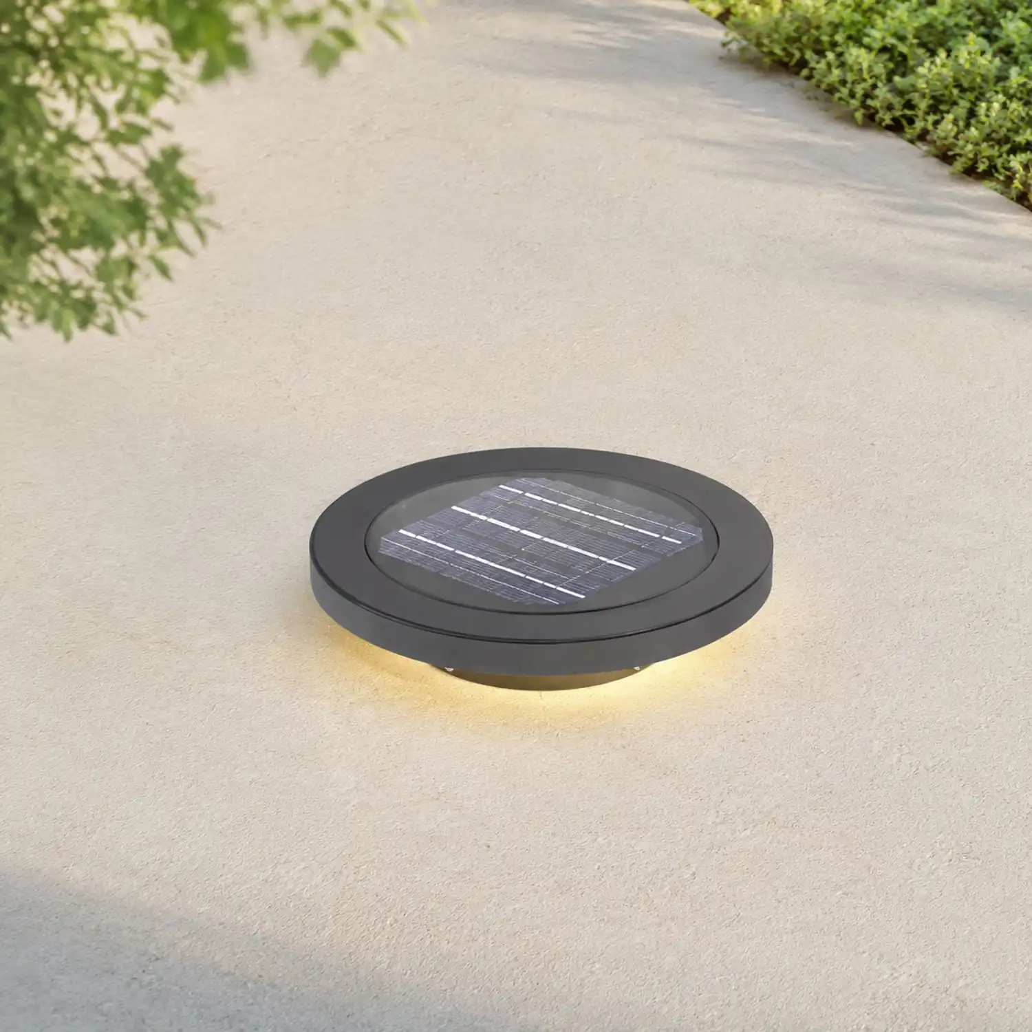 Pena Außenleuchte Rasenfläche Runden Solarenergie, ∅30CM - Lumpaz