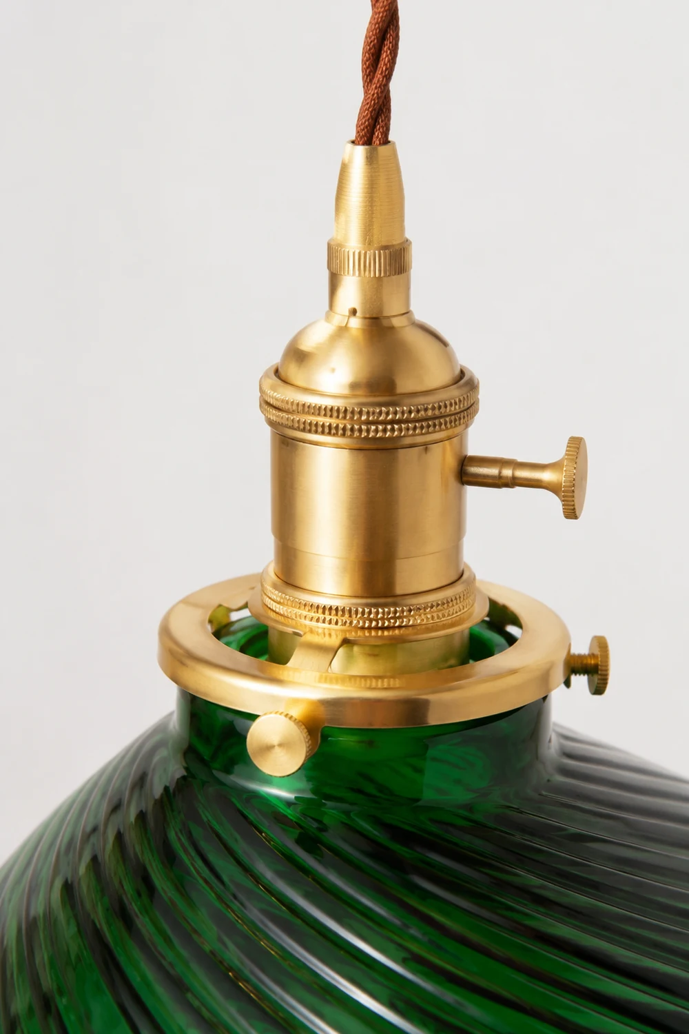 Hailie Pendelleuchte Grün, 2 Stile, Höhe 19CM/23CM - Lumpaz
