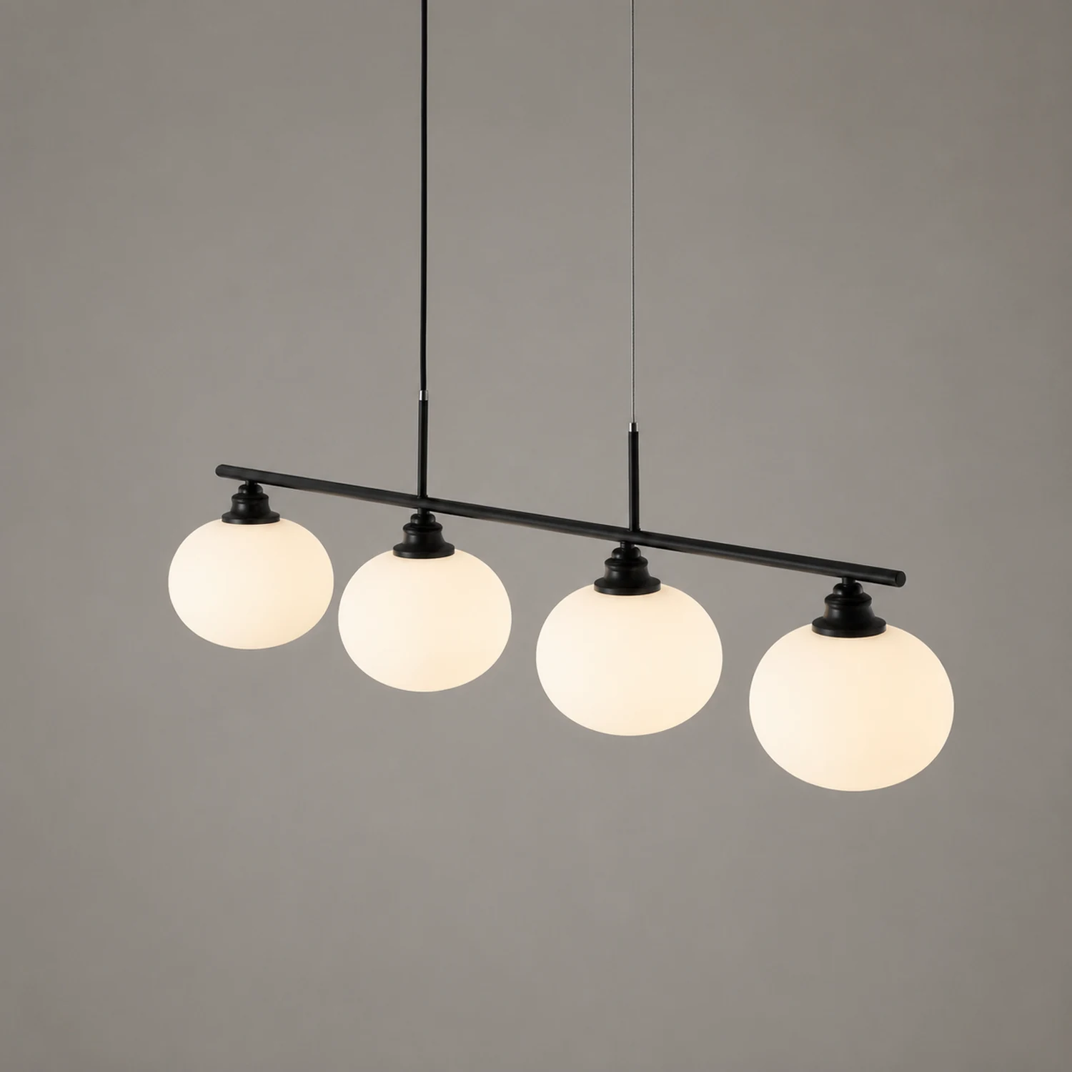 Hailie Pendelleuchte, 2 Farben, 3/4-flammig,100CM/135CM Lang - Lumpaz