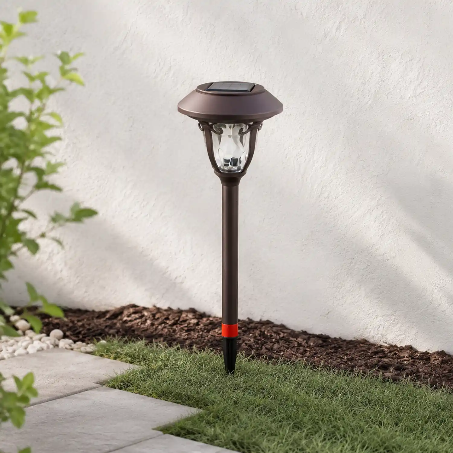 Pena Außen-Wegeleuchte  Abgeschrägt Glas Klar, 32CM lang - Lumpaz