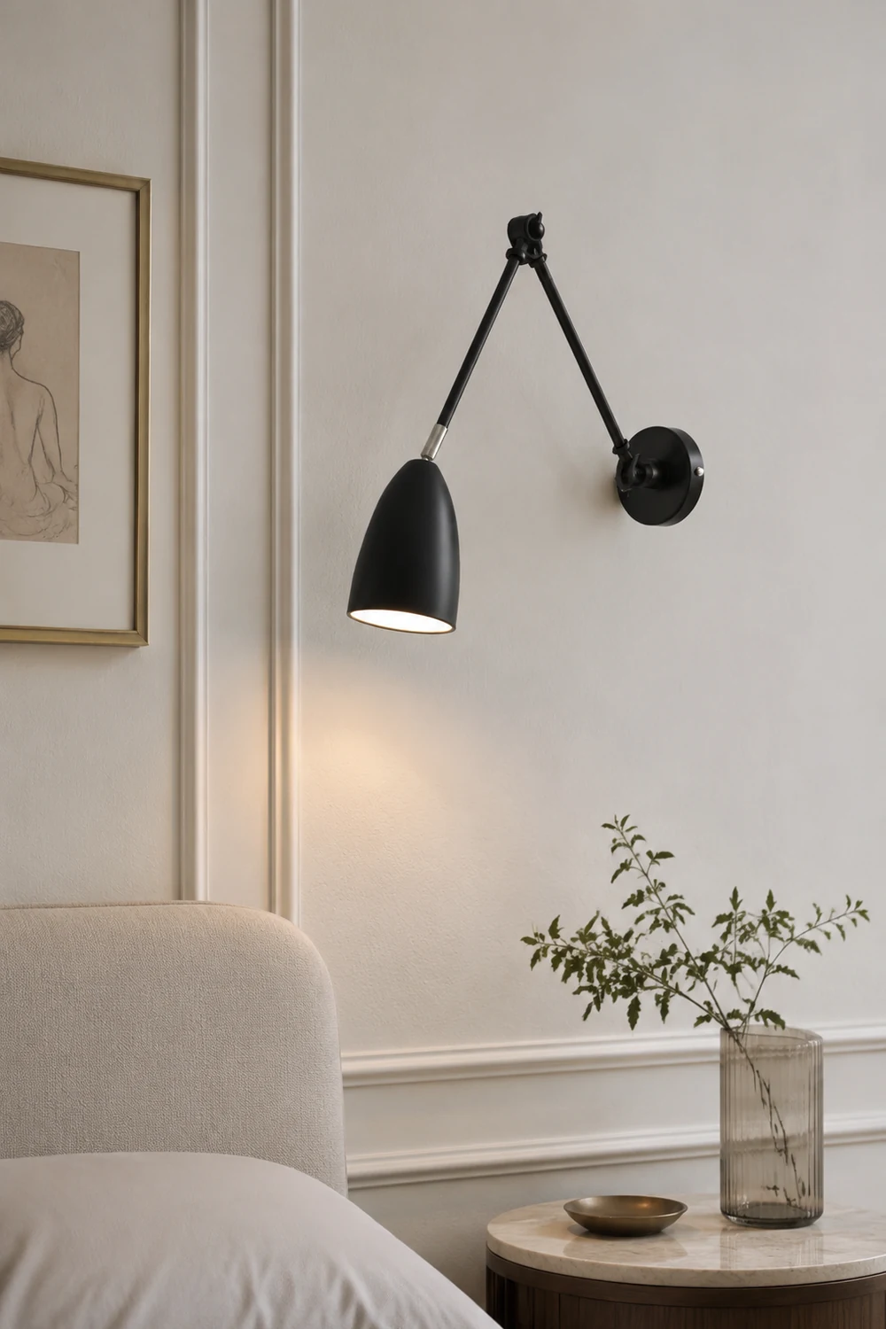 Brady Verstellbare Wandleuchte, Metall, 3 Farben - Lumpaz