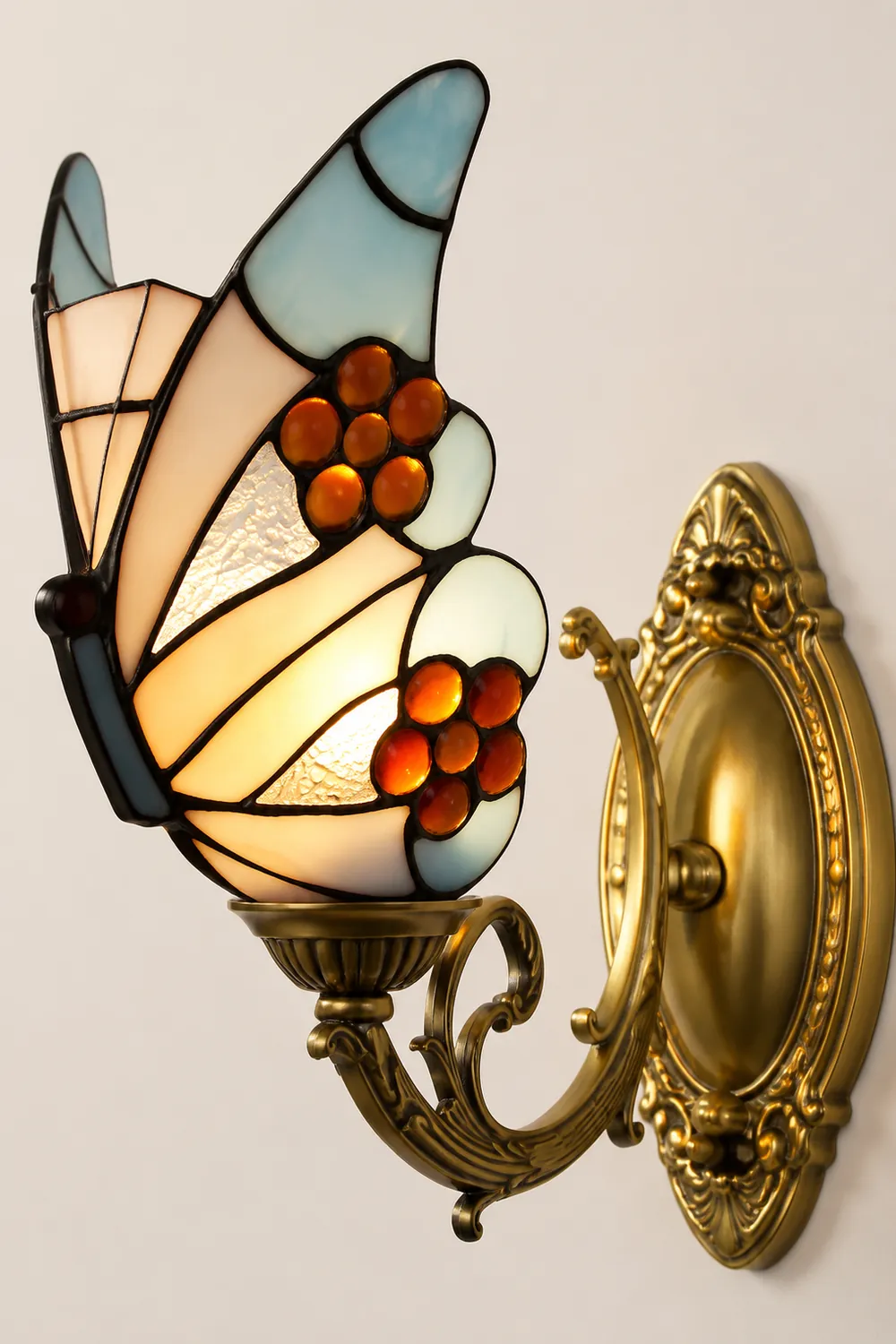 Kady Schmetterling Wandleuchte, 1/2/3-flammig, 4 Farben - Lumpaz
