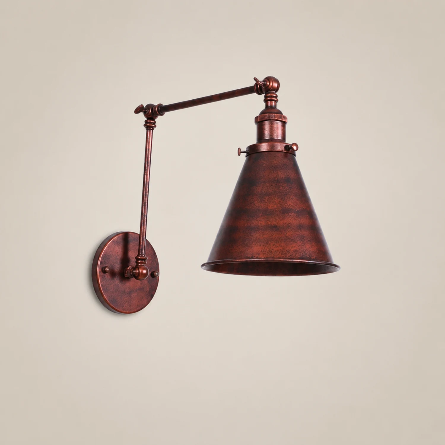 Brady Verstellbare Wandleuchte, Metall, 15/20/30CM - Lumpaz