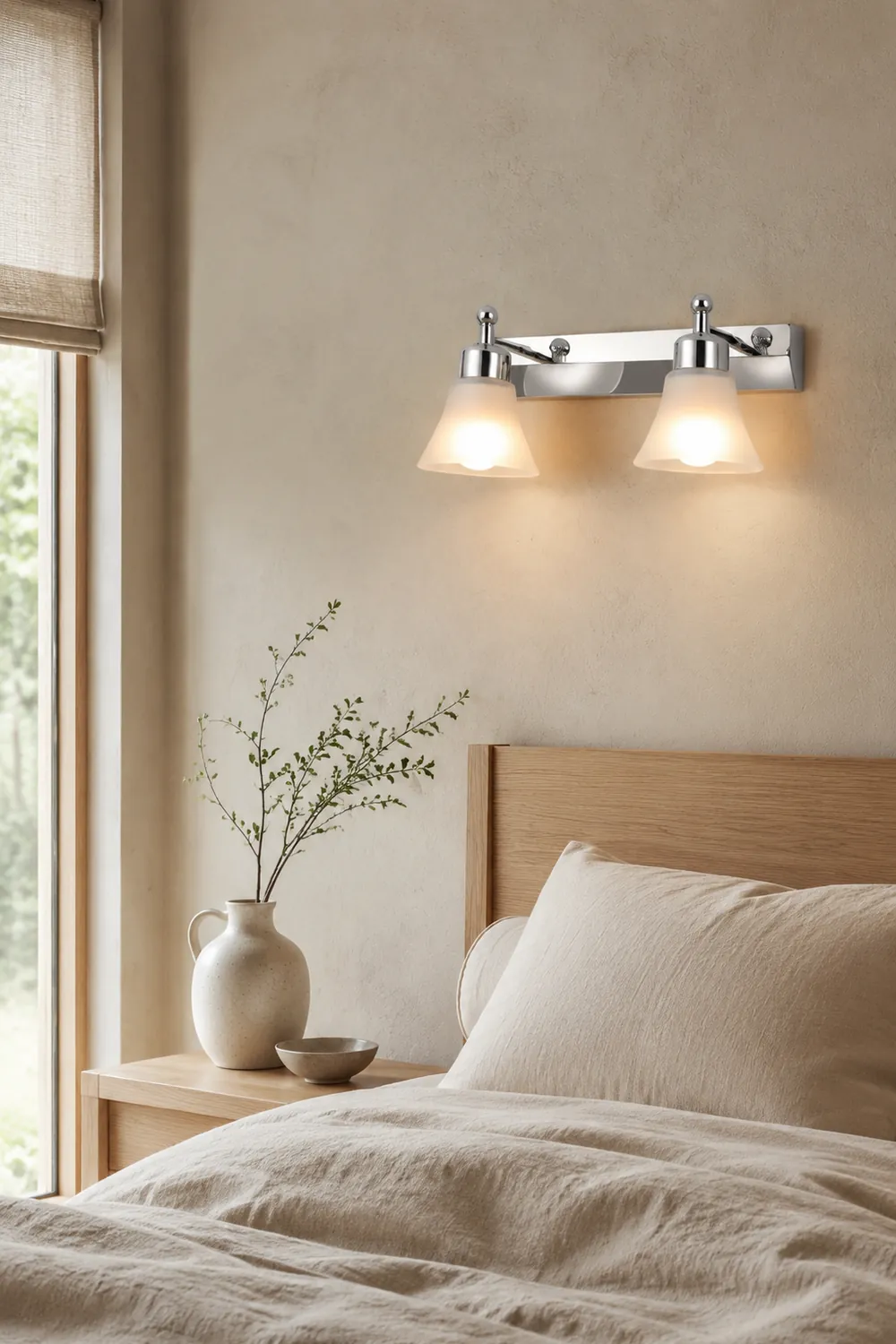 Leigh Nordic Mirror Front Vanity Wandleuchte, 2/3/4-flammig, 30/46/58CM Lang - Lumpaz