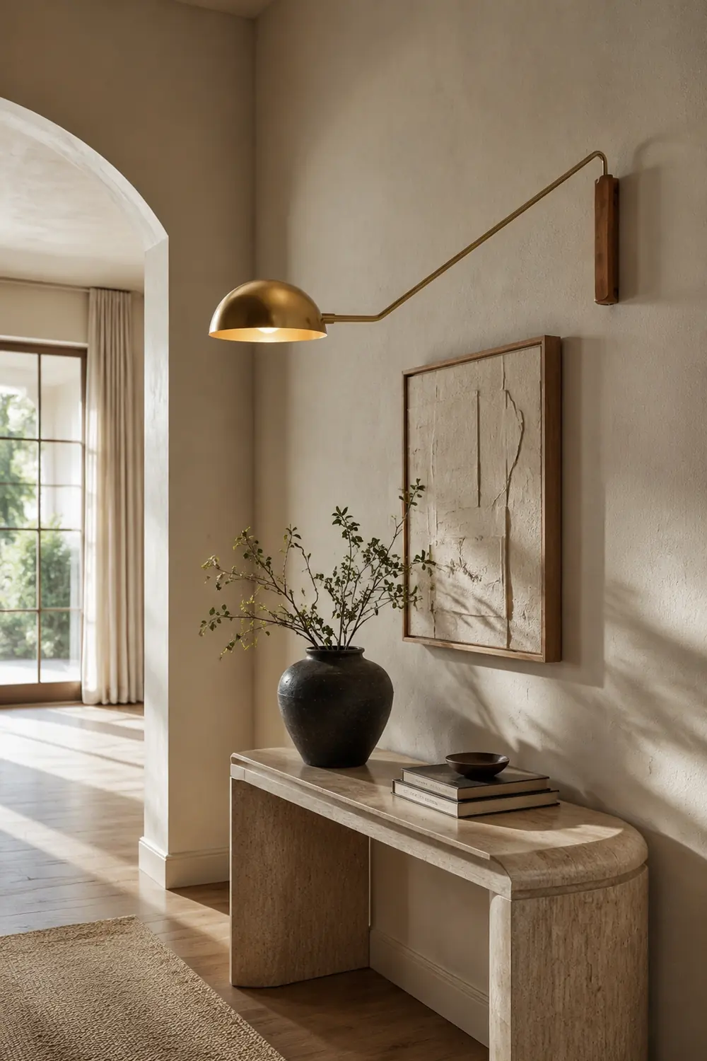 Brady Verstellbare Wandleuchte, Metall, 2 Farben - Lumpaz