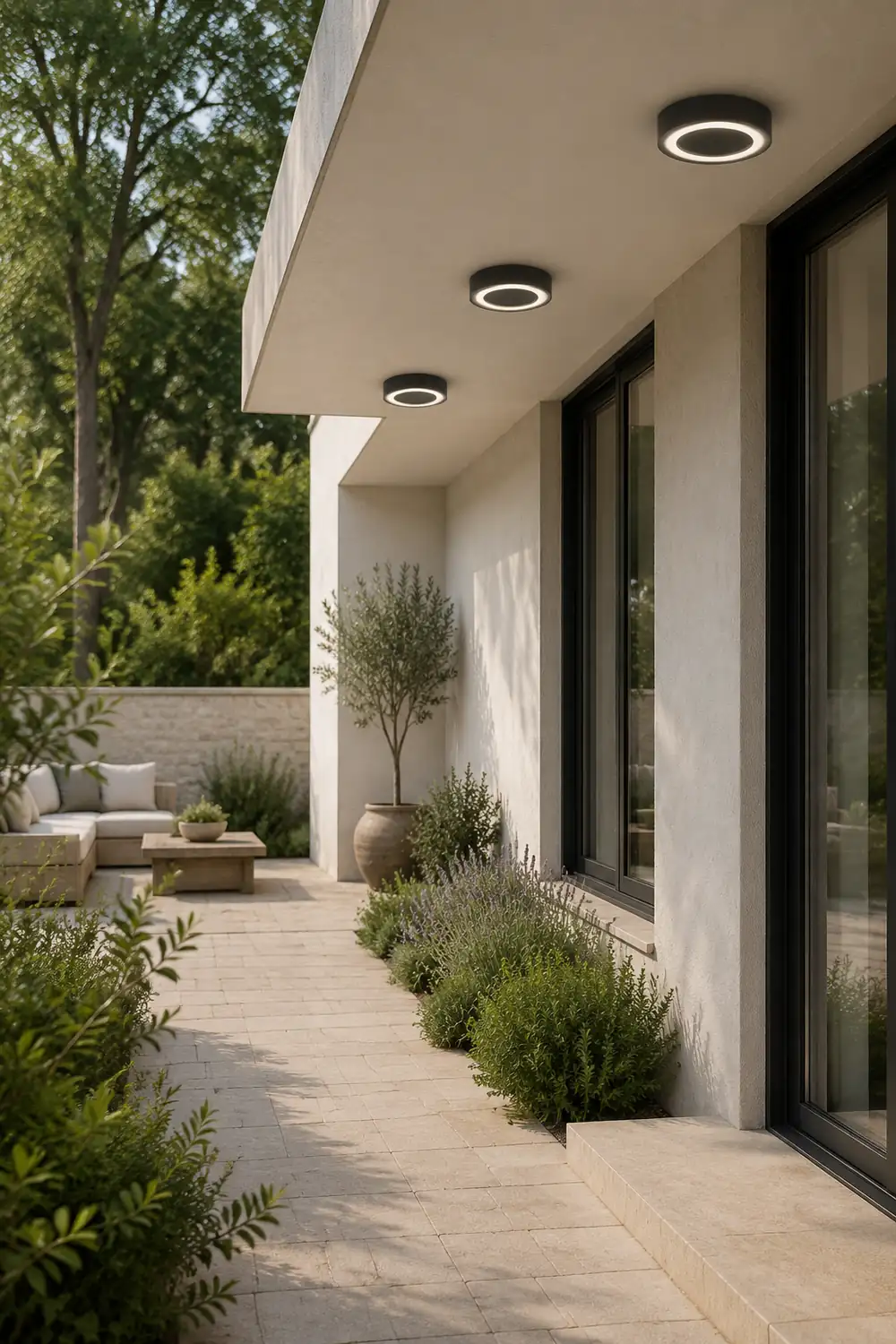 Orr Außendeckenleuchte Sonnenenergie, 3 Stile, ∅22/27CM - Lumpaz