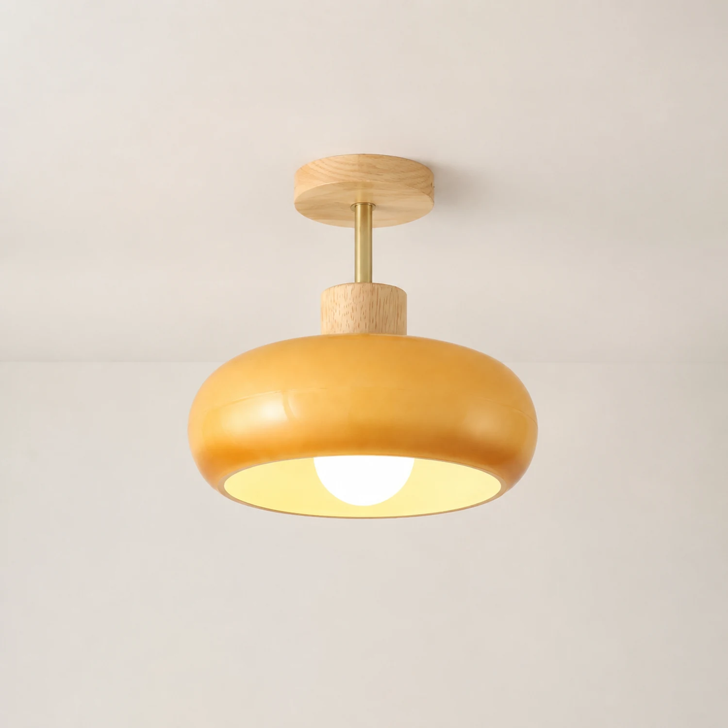 Hailie Deckenleuchte Halbfertig, 2 Farben, ∅23CM/28CM - Lumpaz