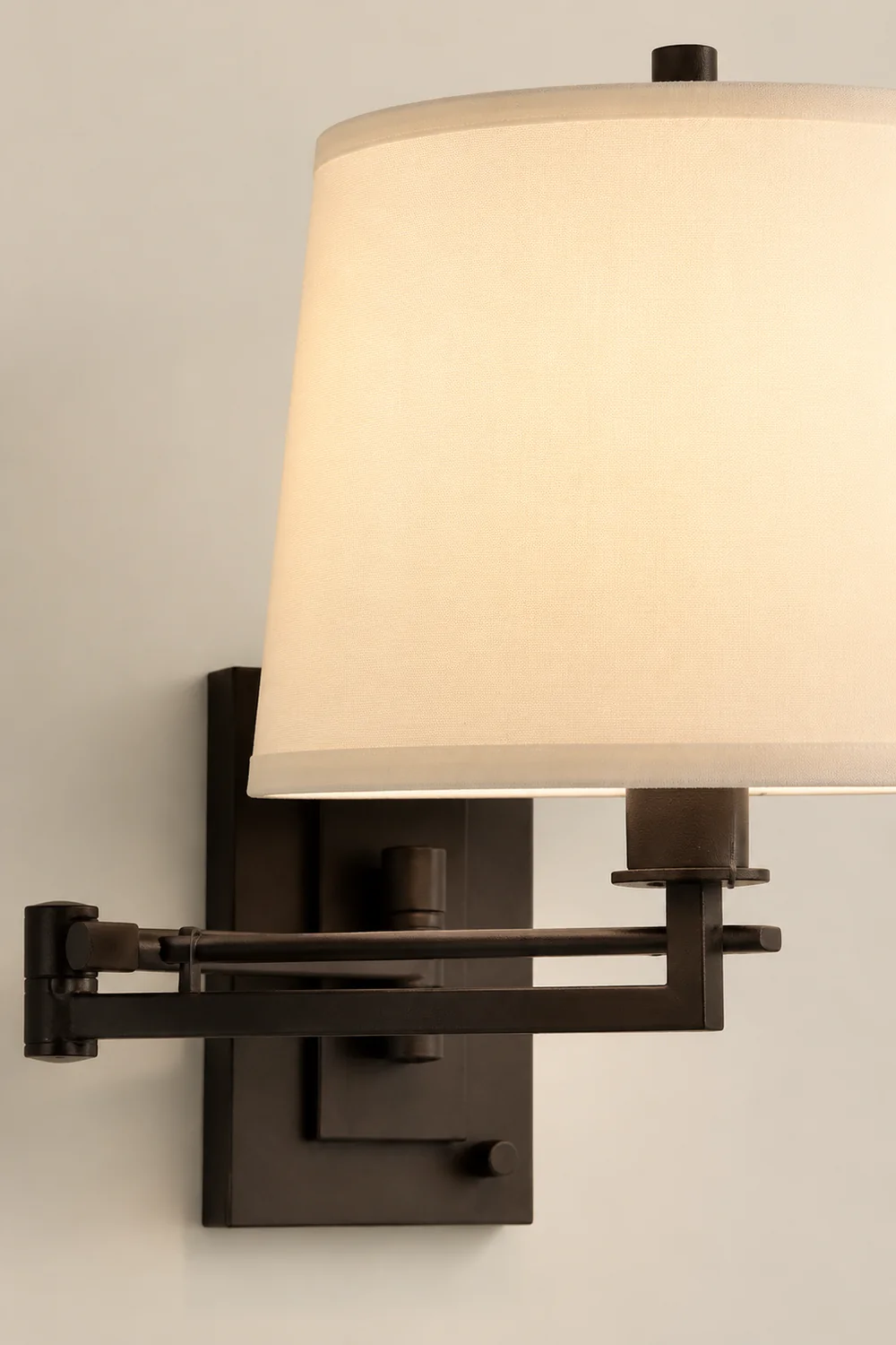 Eyrn Bronze Steckbare Verstellbare Wandlampe, ∅30CM - Lumpaz