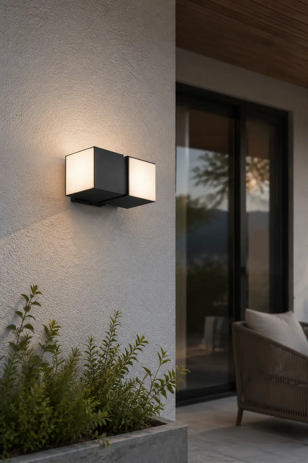 Orr Drehbar Außenwandleuchte Geometrie, 12CM/13CM/15CM/21CM/49CM Lang - Lumpaz