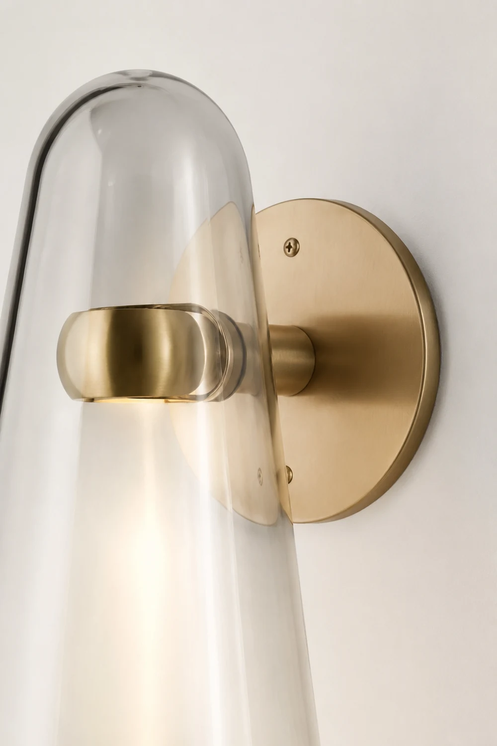 Blair Wandlampe, Glas & Metall, 25CM Lang - Lumpaz